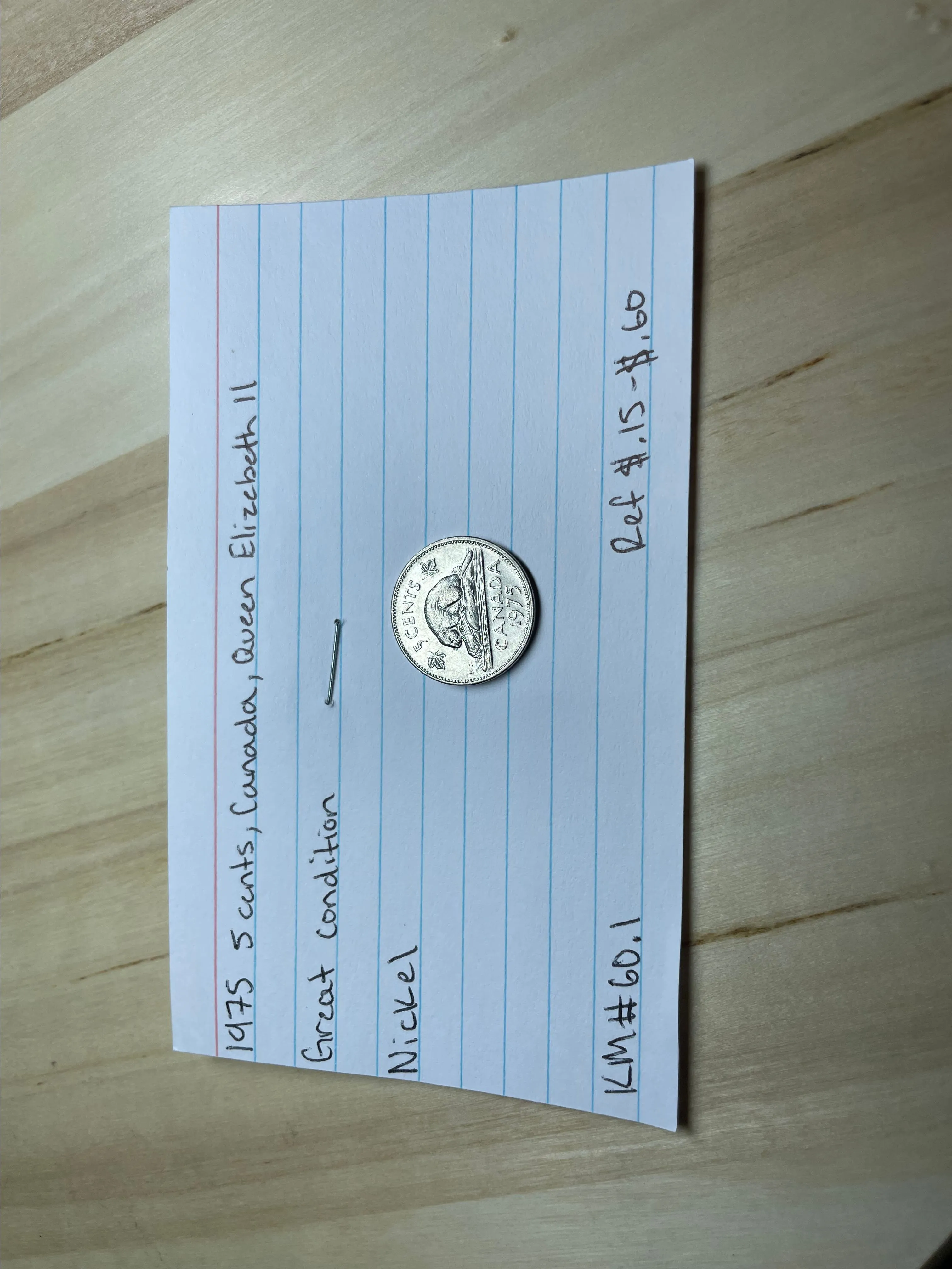 Product image for 1975 5 cents , Canada