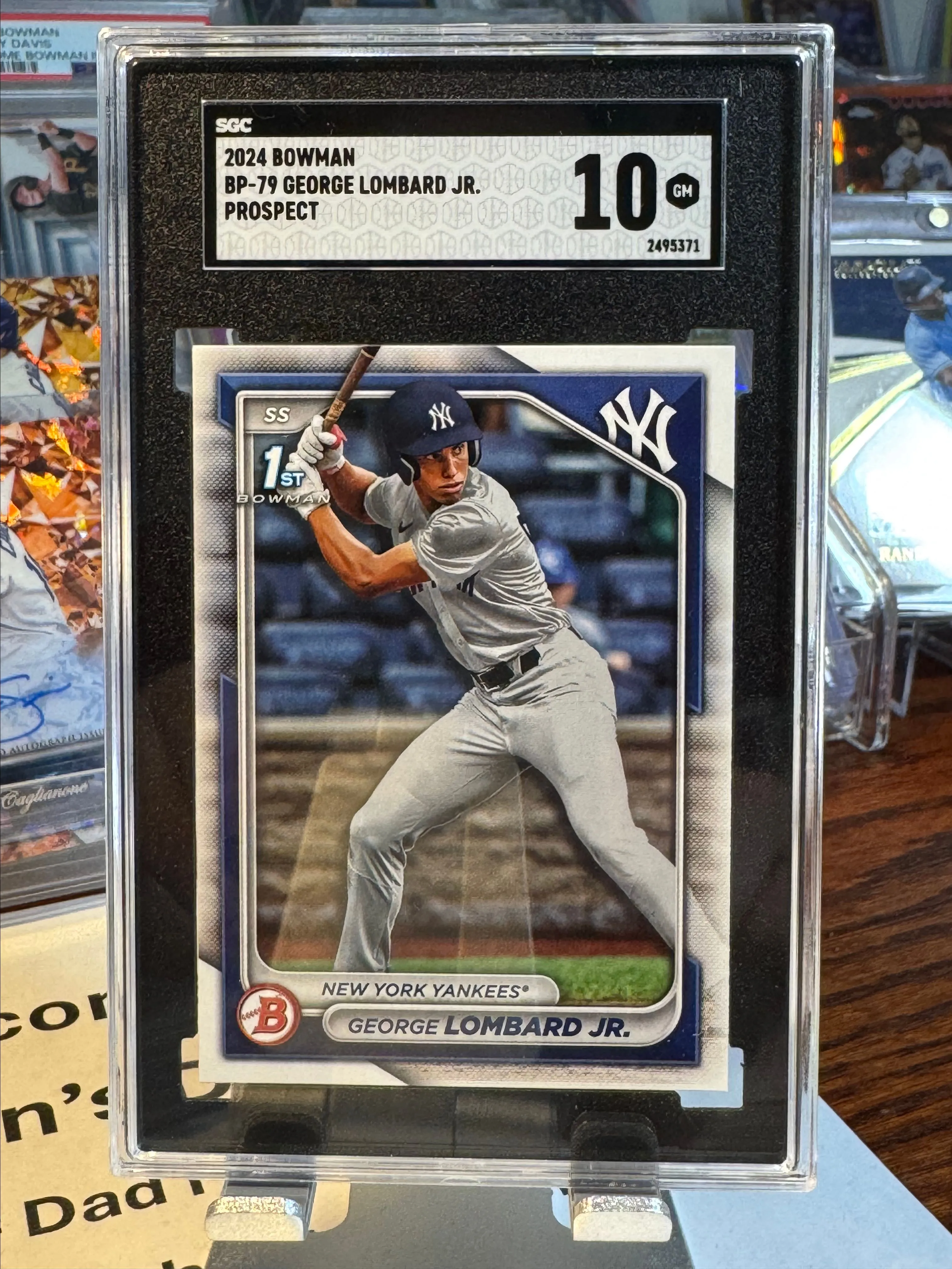 Product image for 2024 Bowman George Lombard Jr. SGC Pros. 10