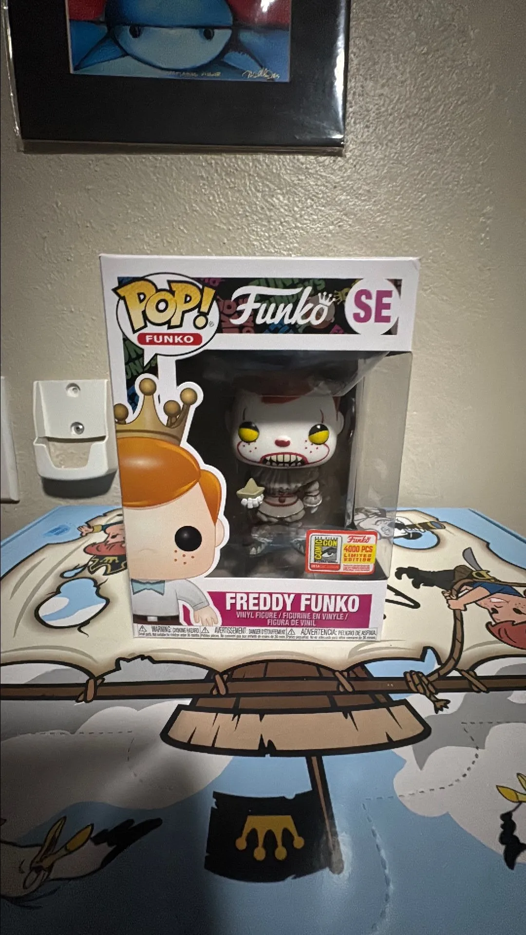 Product image for Freddy funko as pennywise sdcc 4000 piece