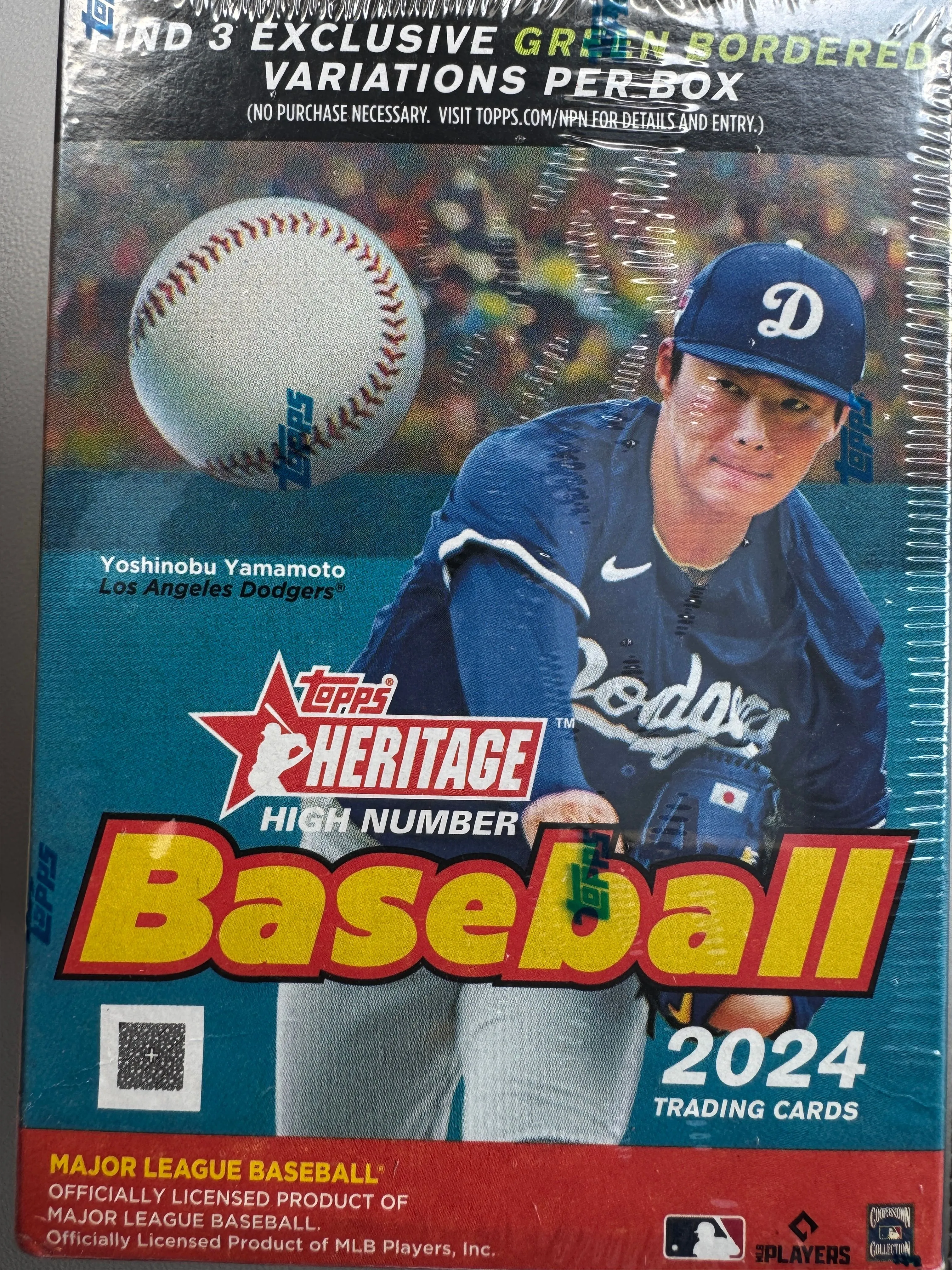 Product image for 2024 Topps Heritage High Number Baseball Blaster Box