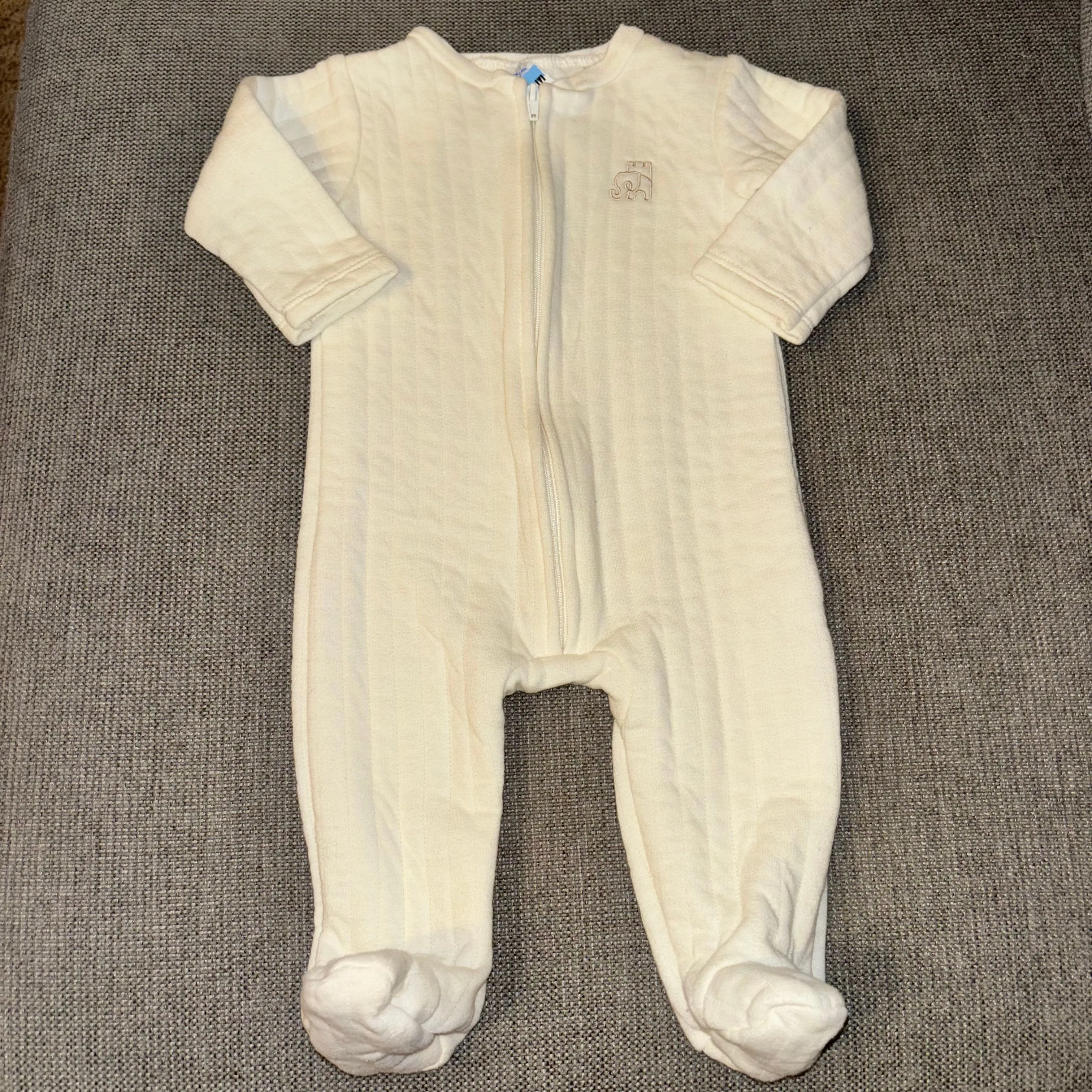Product image for Elephant & Castle Organic Cotton quilted sleeper, 6 months