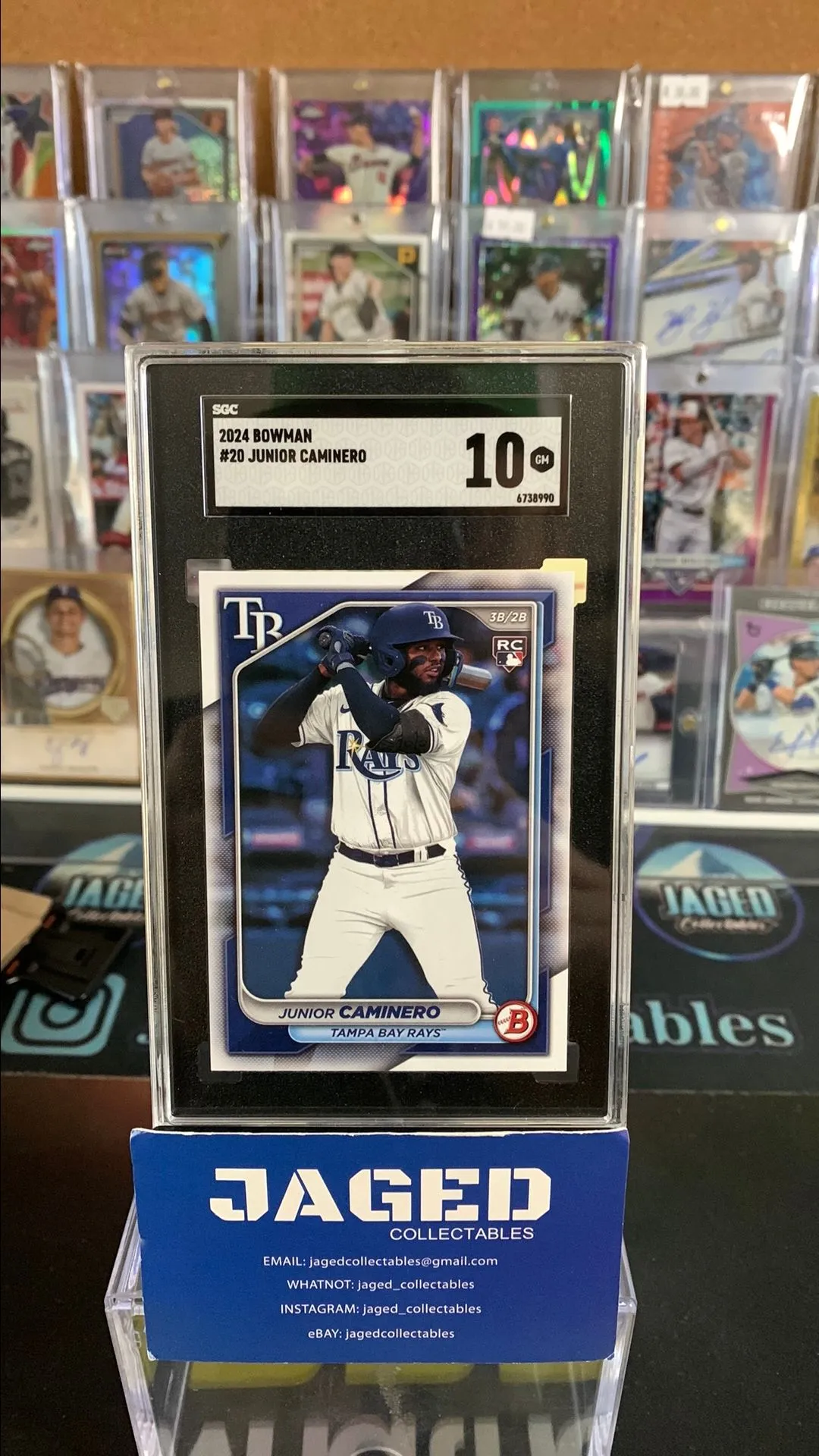 Product image for 2024 Bowman Junior Caminero SGC  10