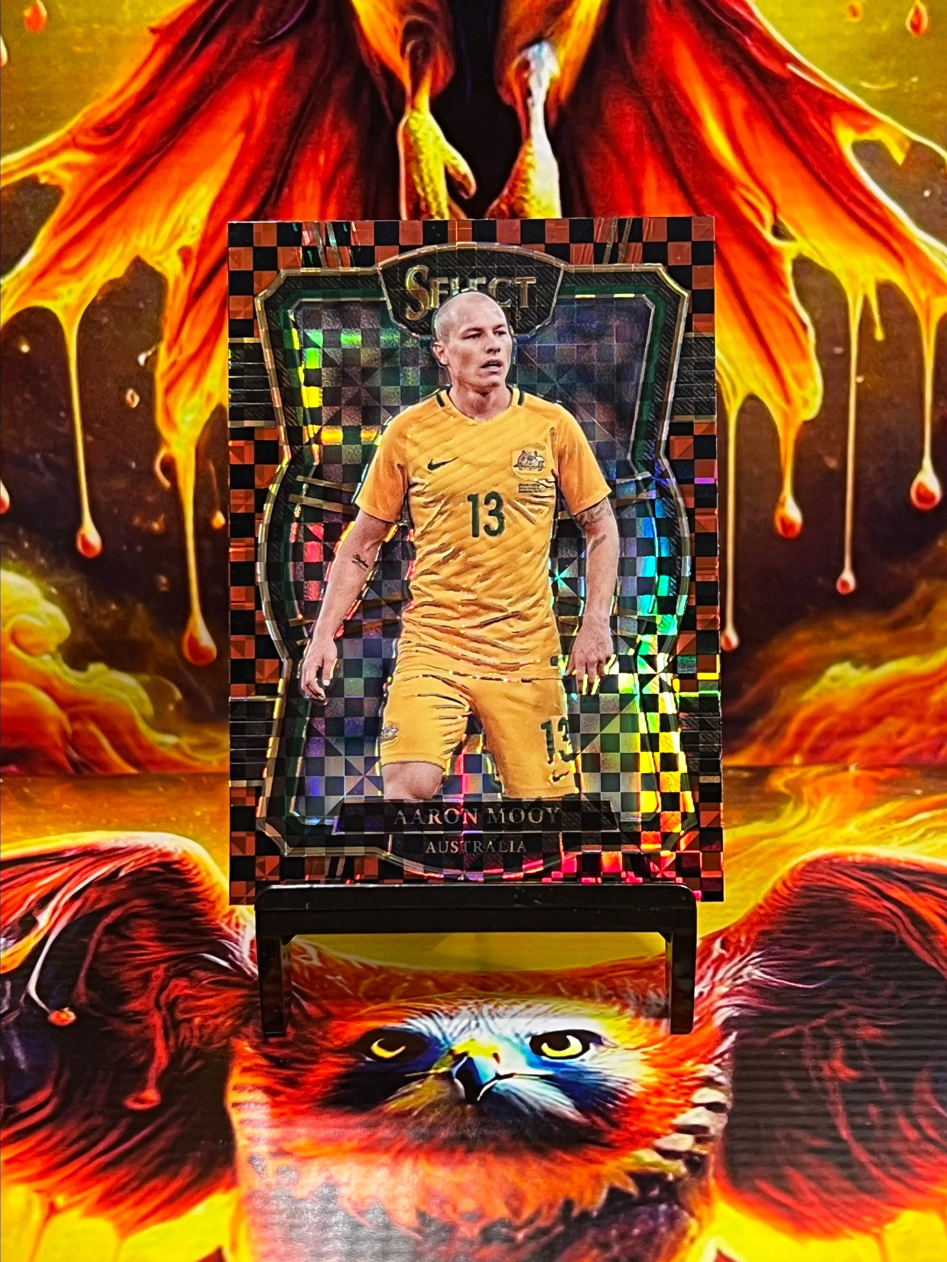 Product image for Aaron Mooy red checkerboard Australia