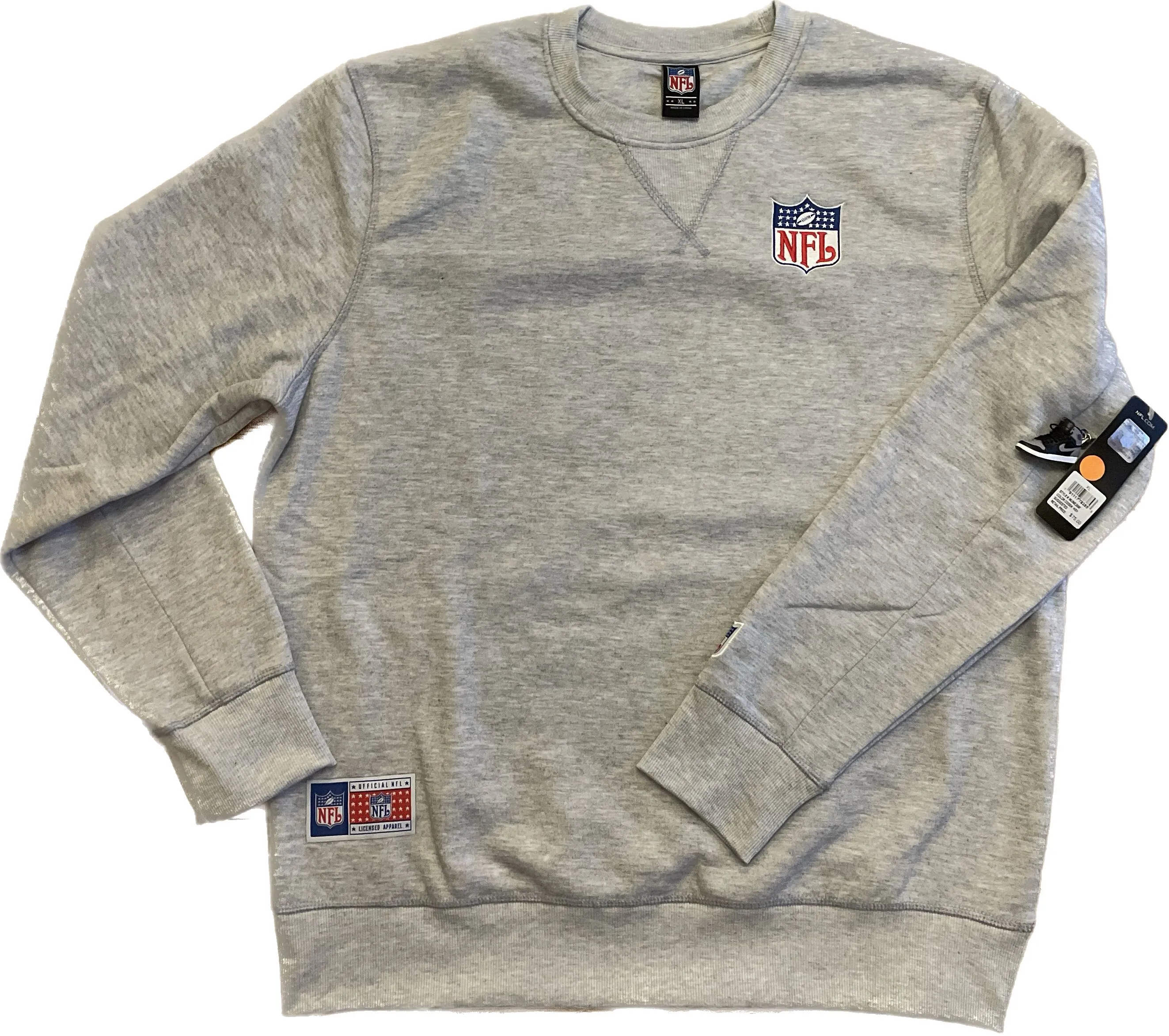 Product image for NFL CREW NECK SWEATSHIRT - SIZES L / L / XL NEW WITH TAGS 🏷️