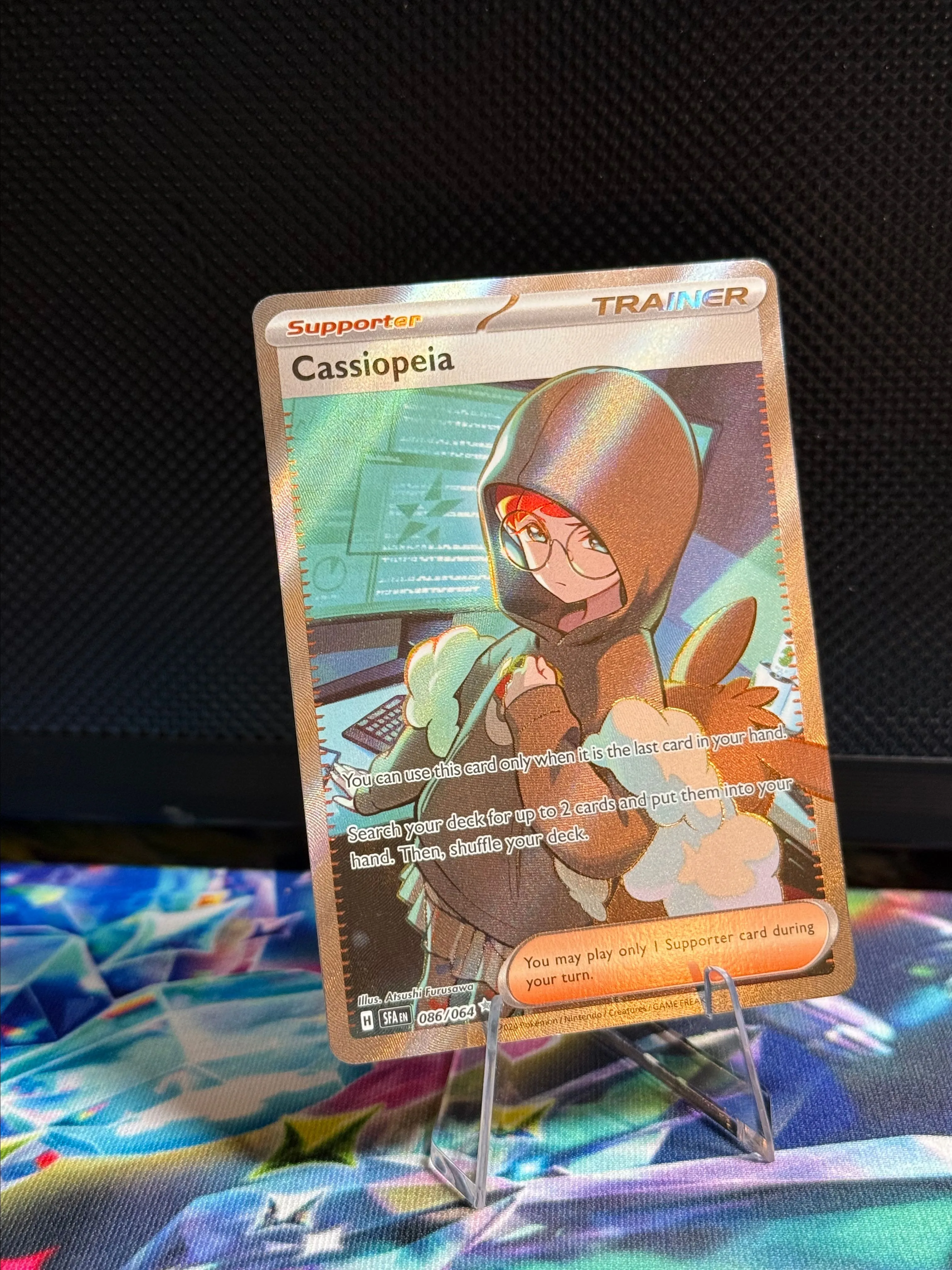cassiopeia pokemon card Pokemon Card Cassiopeia SR 85/64 sv6a Night Wanderer Japanese main image 0