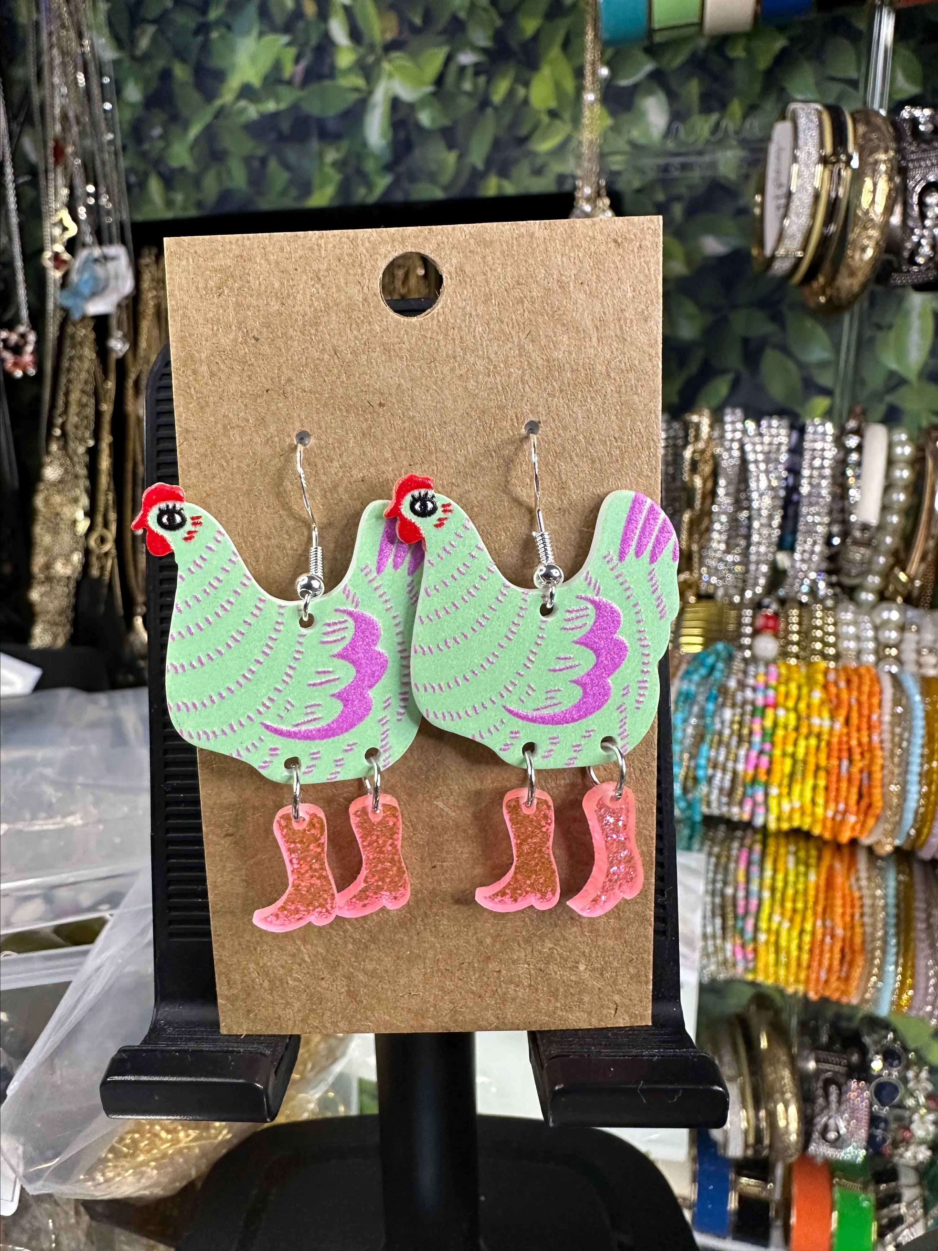 Product image for Chicken wearing boots