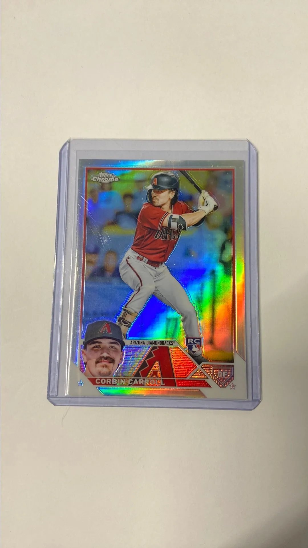 Product image for 2023 Topps Chrome Corbin Carroll Refractor Diamondbacks