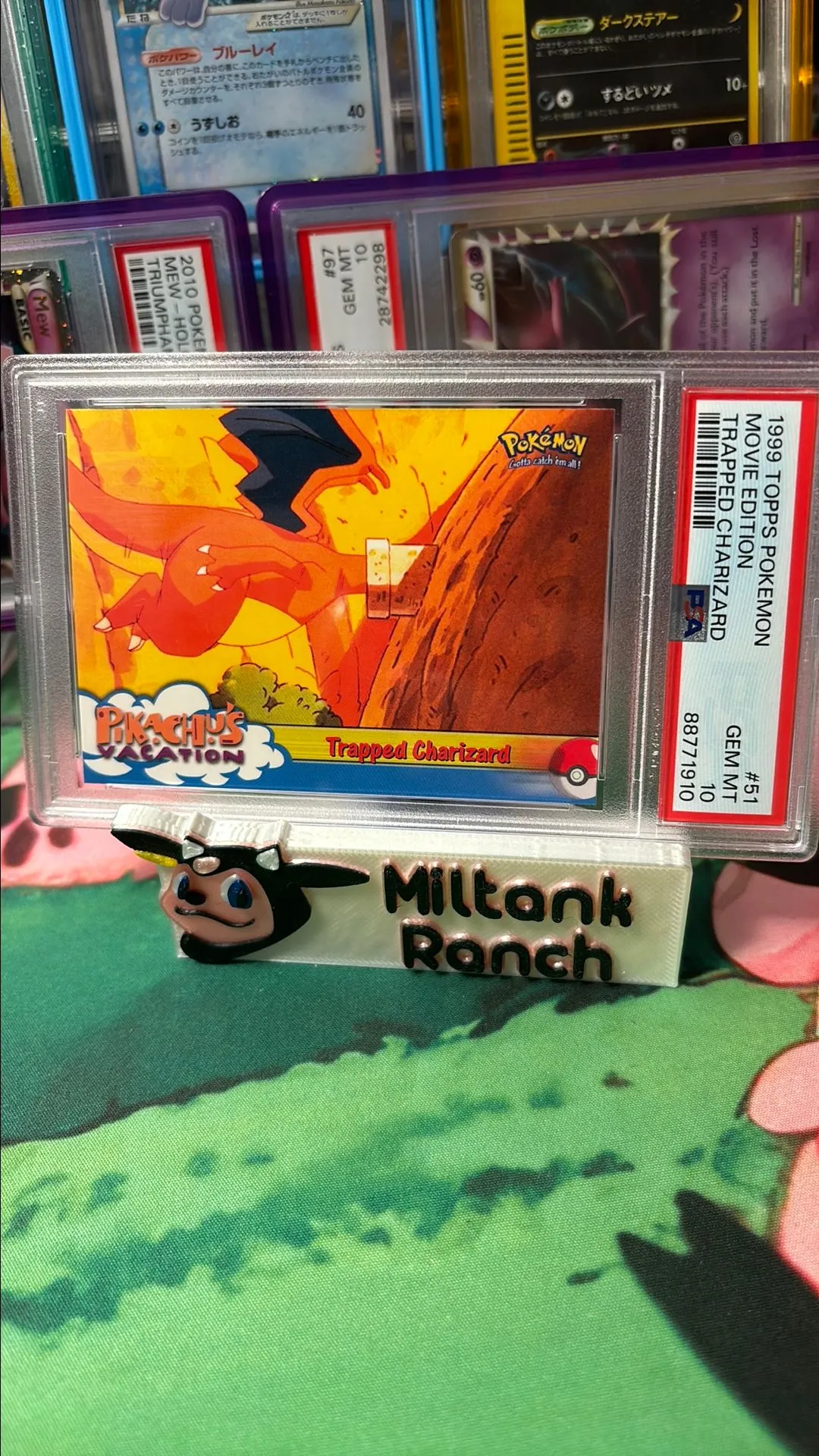 Product image for TRAPPED CHARIZARD 🔥😰 TOPPS MOVIE PSA GEM MT 10