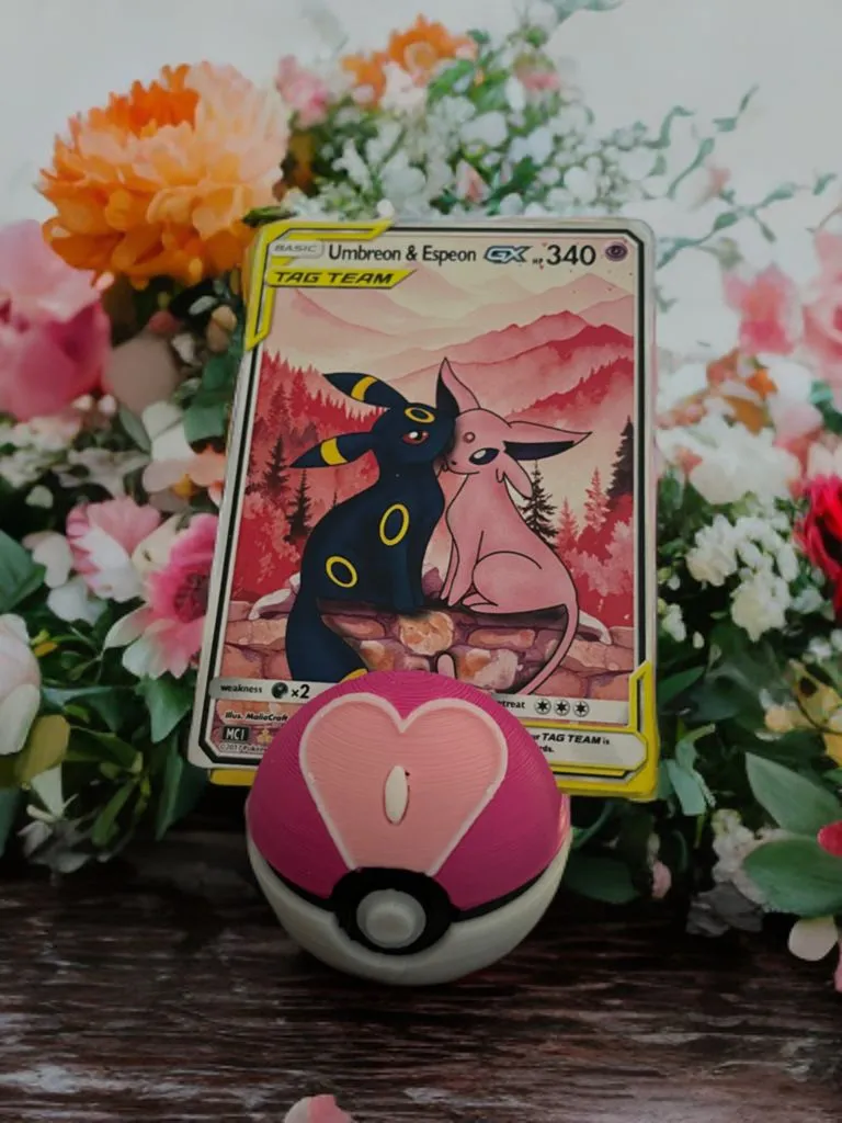 Product image for Valentines love ball stand and custom card