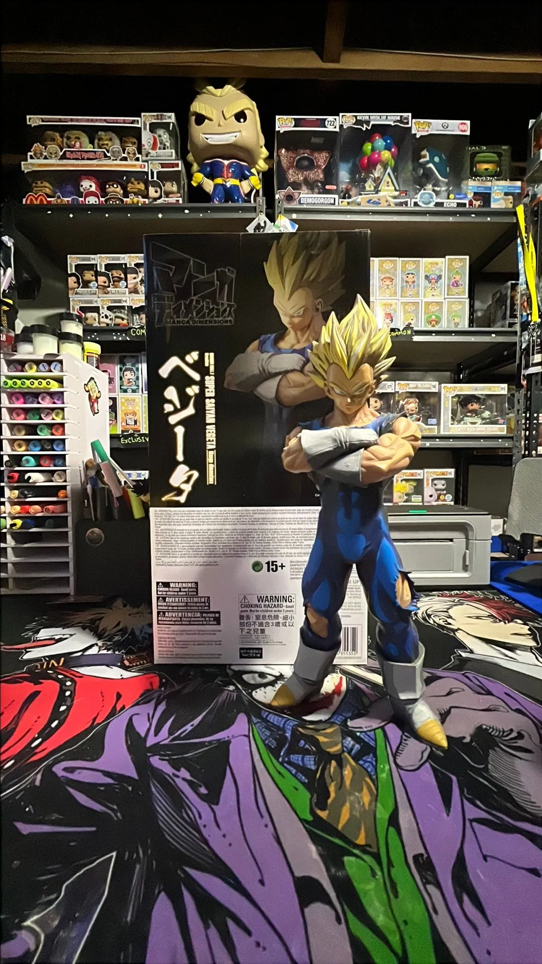 Product image for SS VEGETA MANGA DIMENSIONS - DBZ