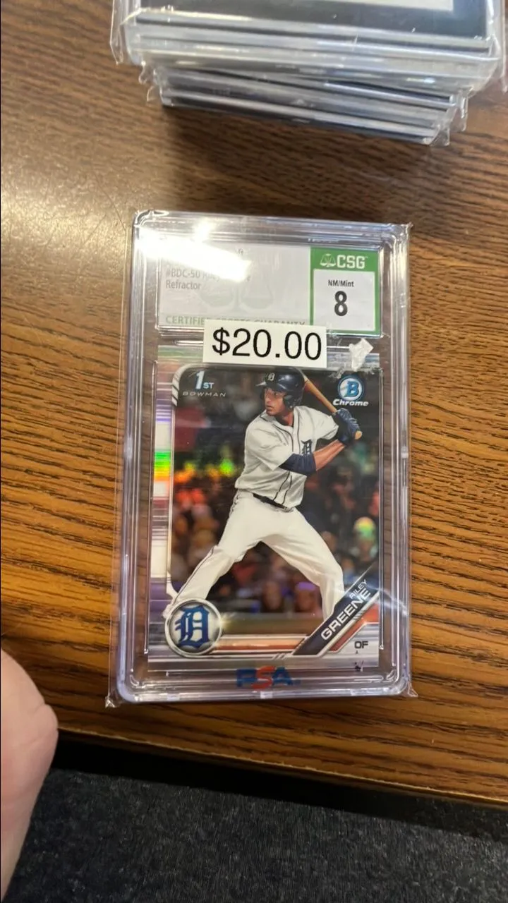 Product image for 2019 Bowman Draft Riley Greene CSG 8