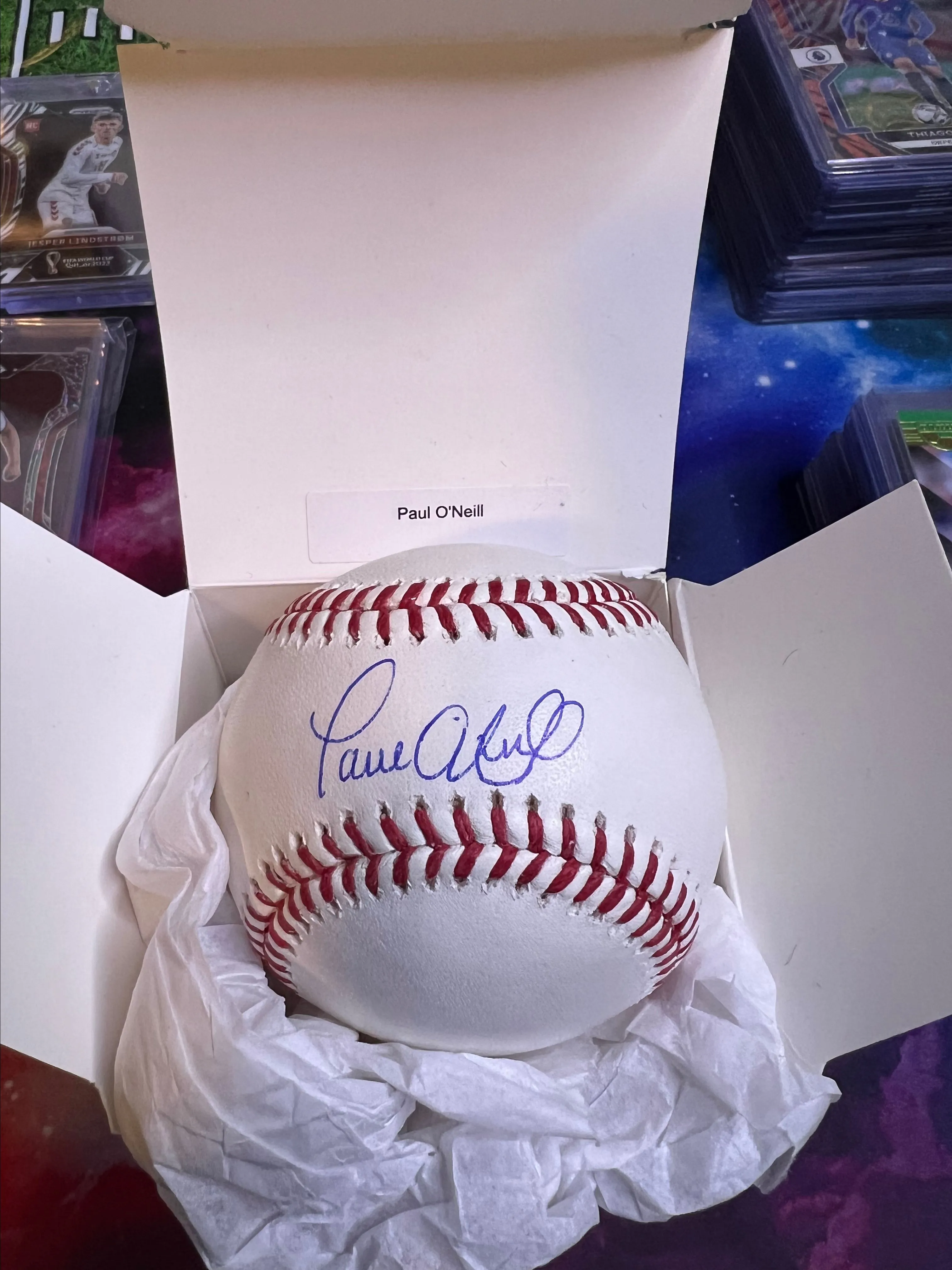 Product image for Autographed baseball ⚾️ Paul O’Neal