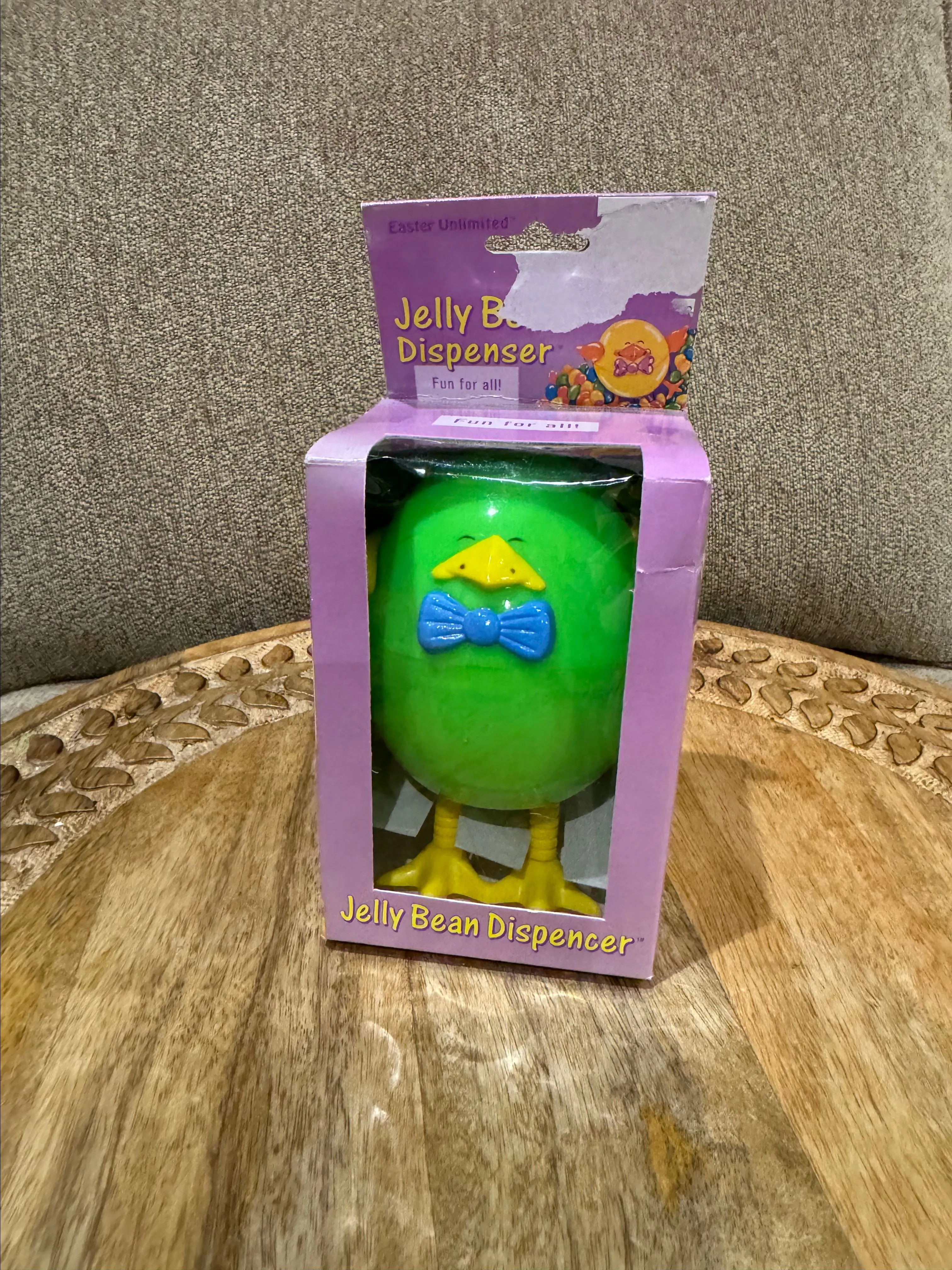 Product image for Easter Unlimited Inc. jellybean dispenser, new old stock