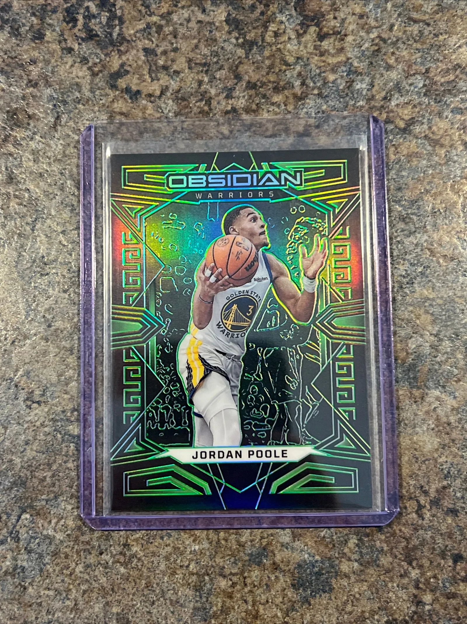 Product image for Jordan Poole Green Etch Obsidian /25