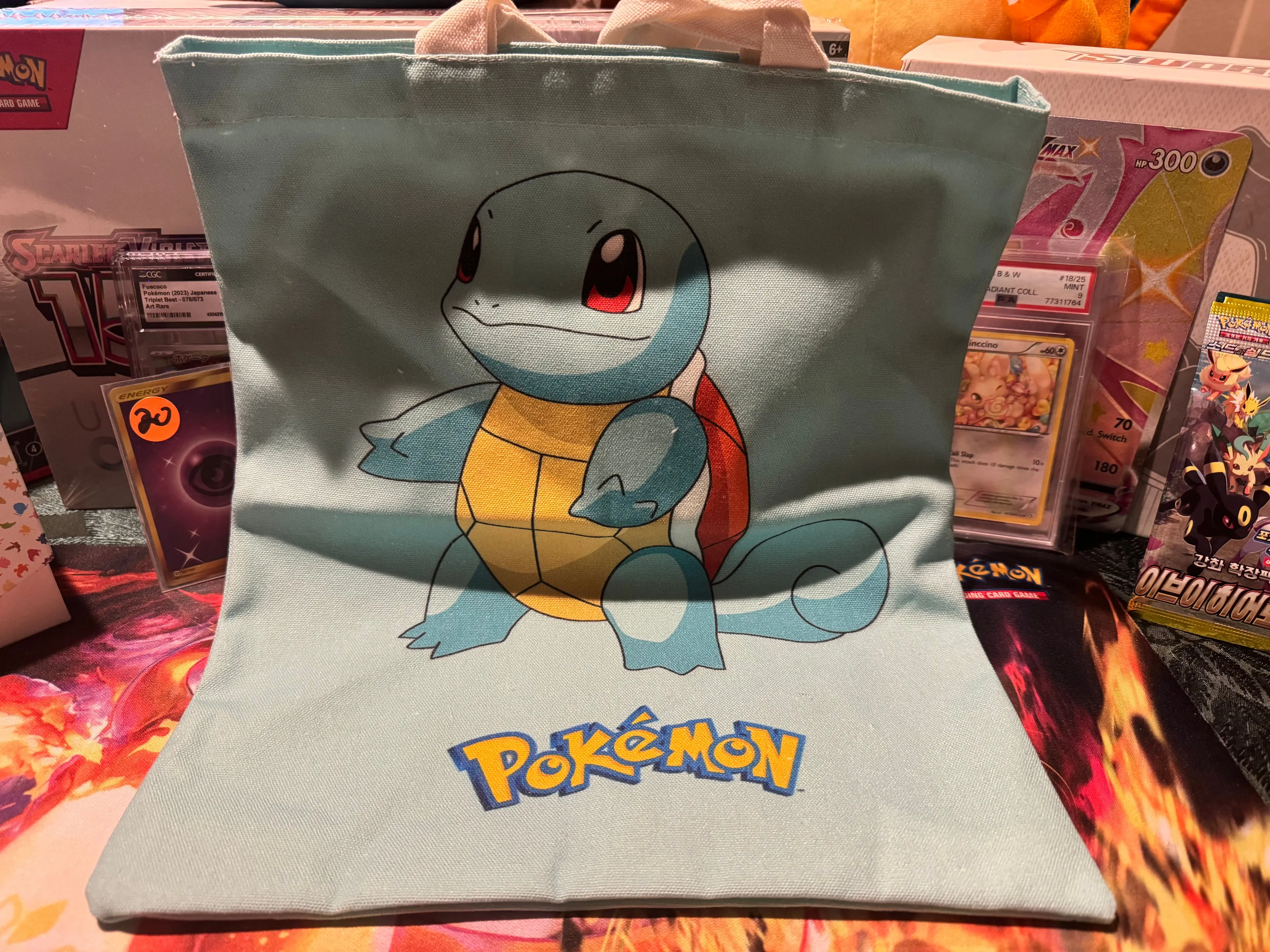 Product image for Squirtle double sided canvas tote