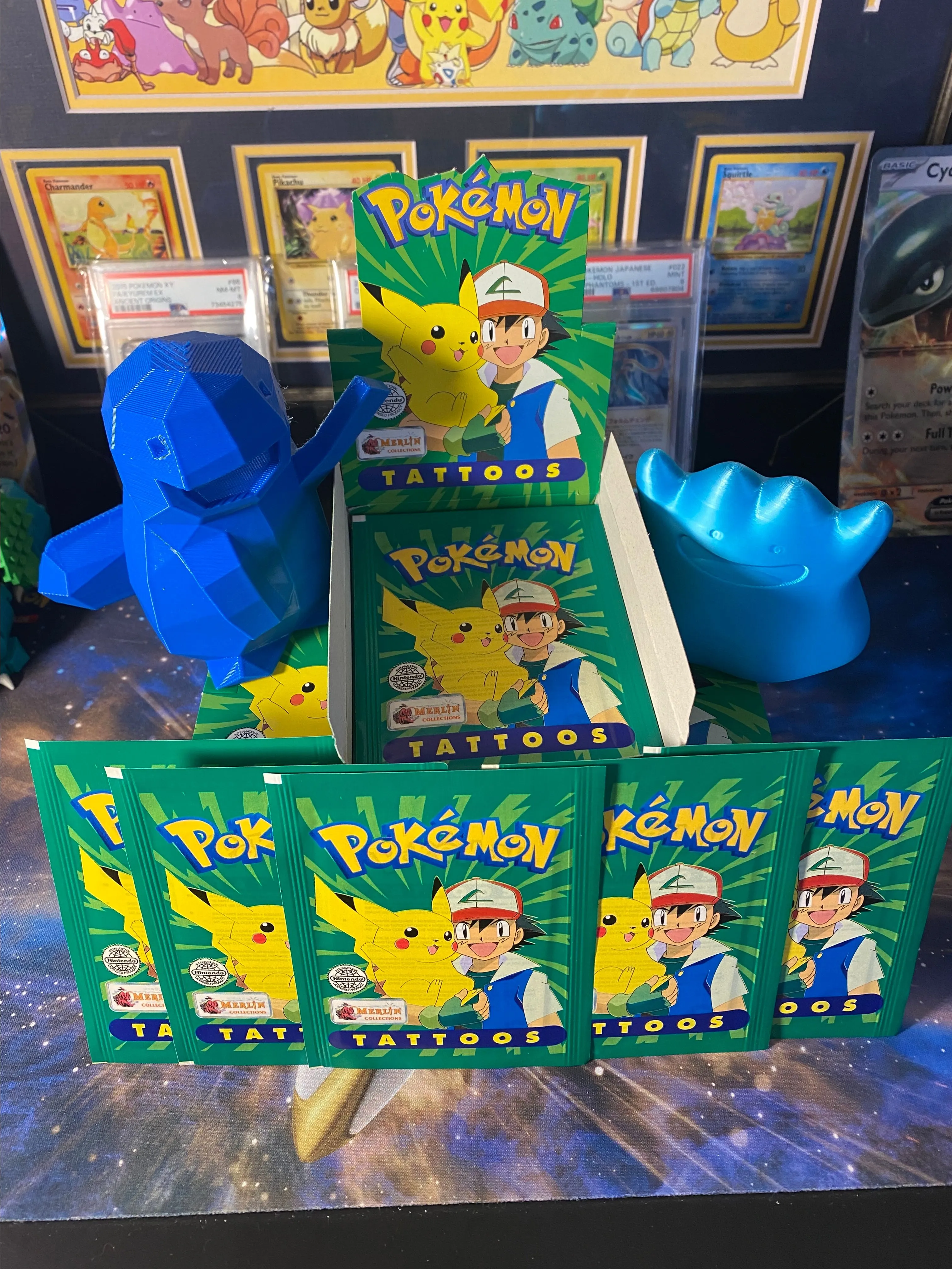 Product image for 5 Packs of Pokémon Merlin Tattoos!