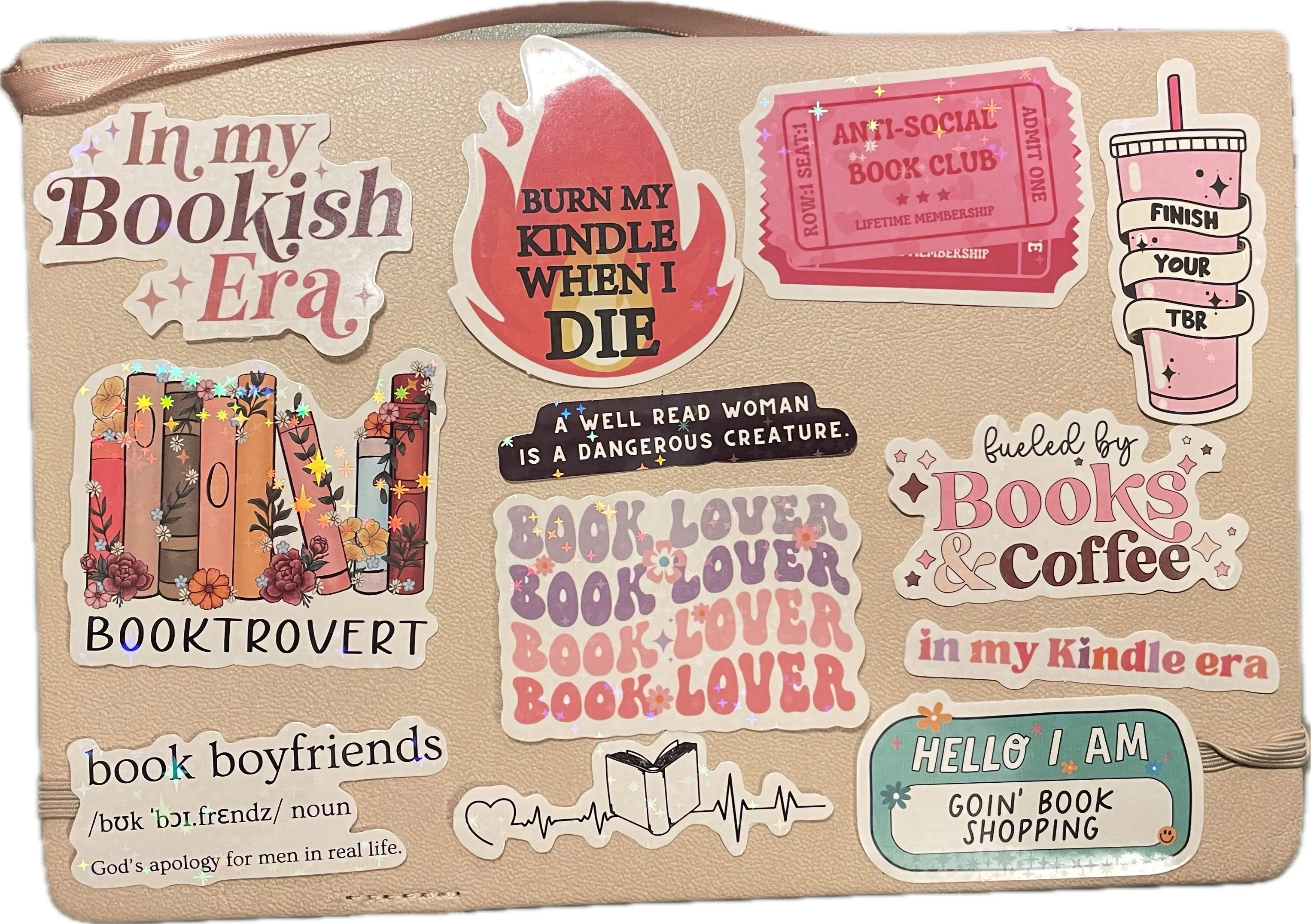 Product image for 3 FOR $1 - BOOKISH GIRLIES STICKERS