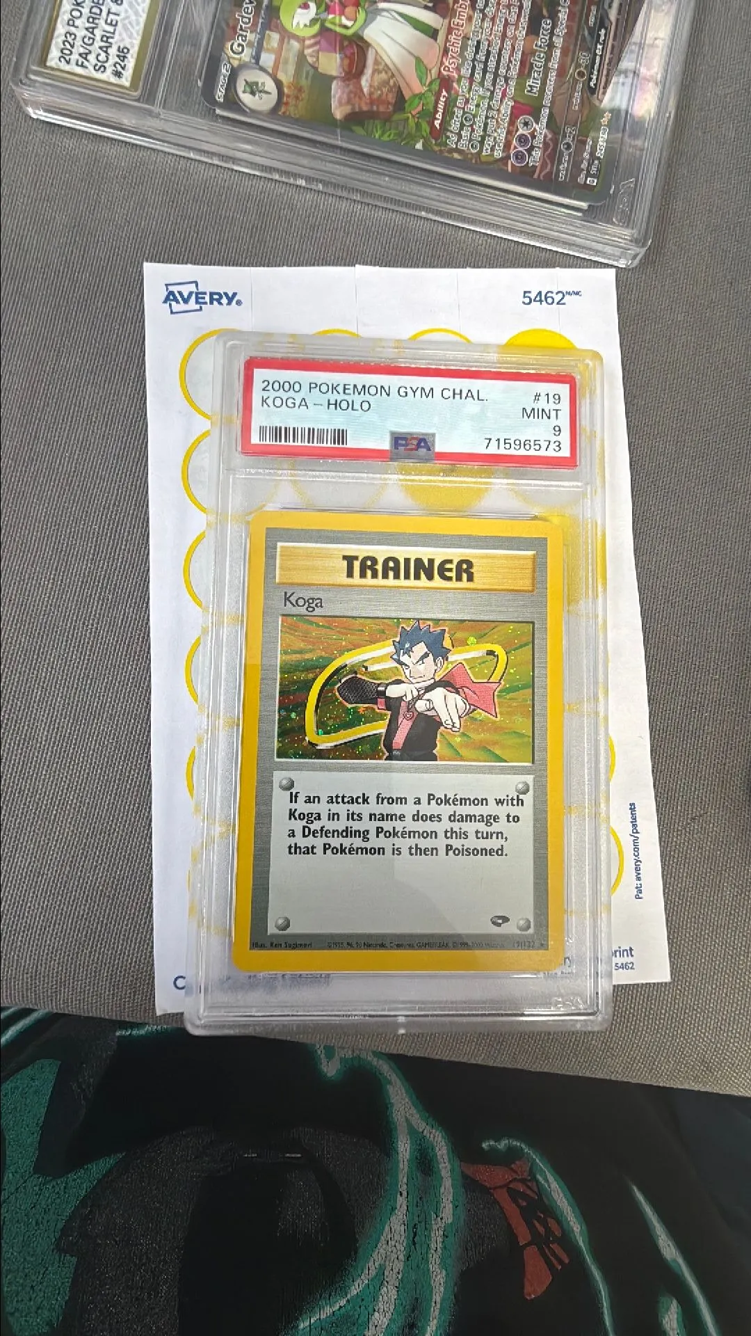 Product image for 2000 Pokemon Gym Challenge Koga-Holo  PSA MINT 9
