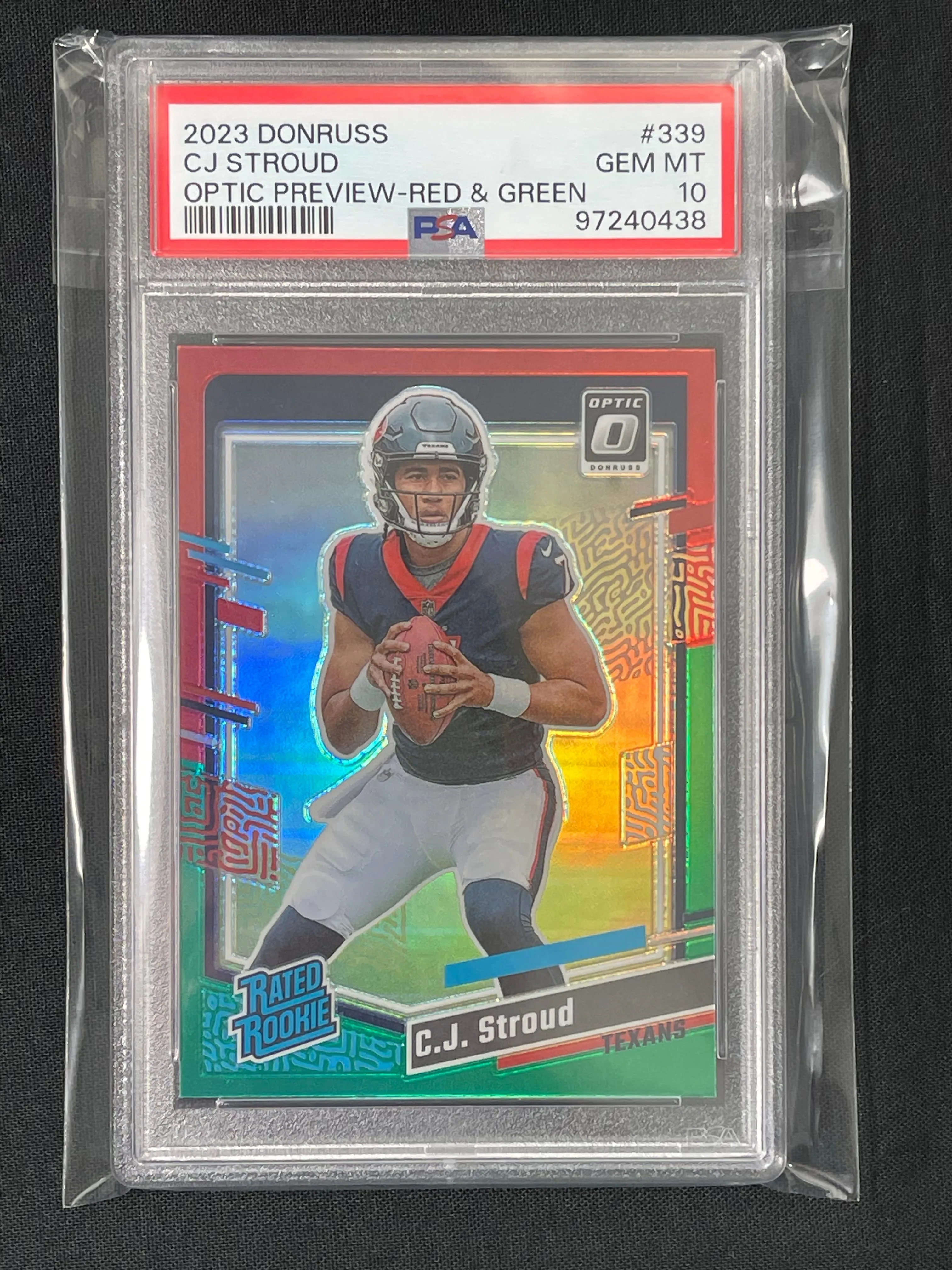 cj stroud graded rookie card Science A main image 1
