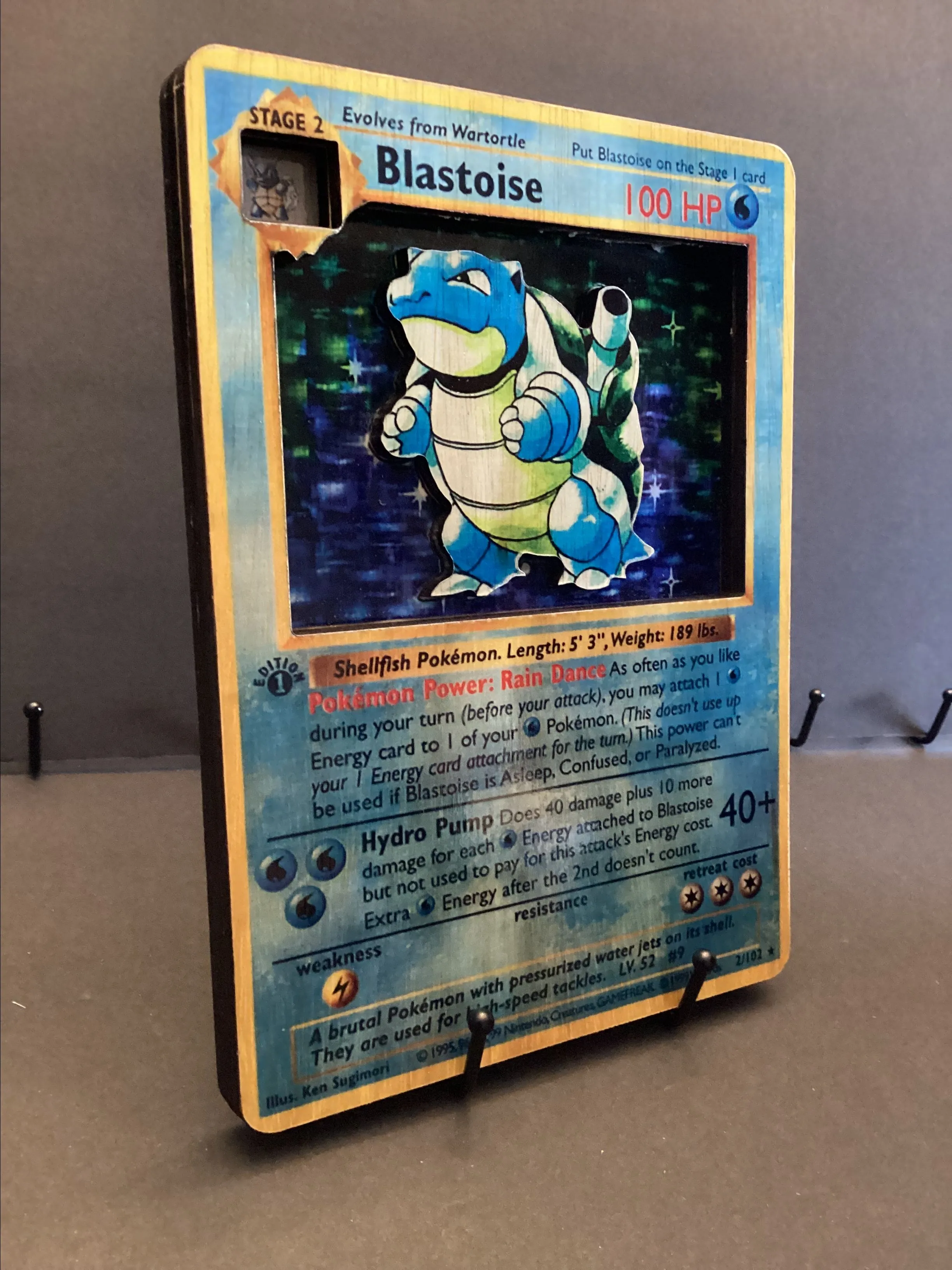 Product image for Blastoise Layered wood art