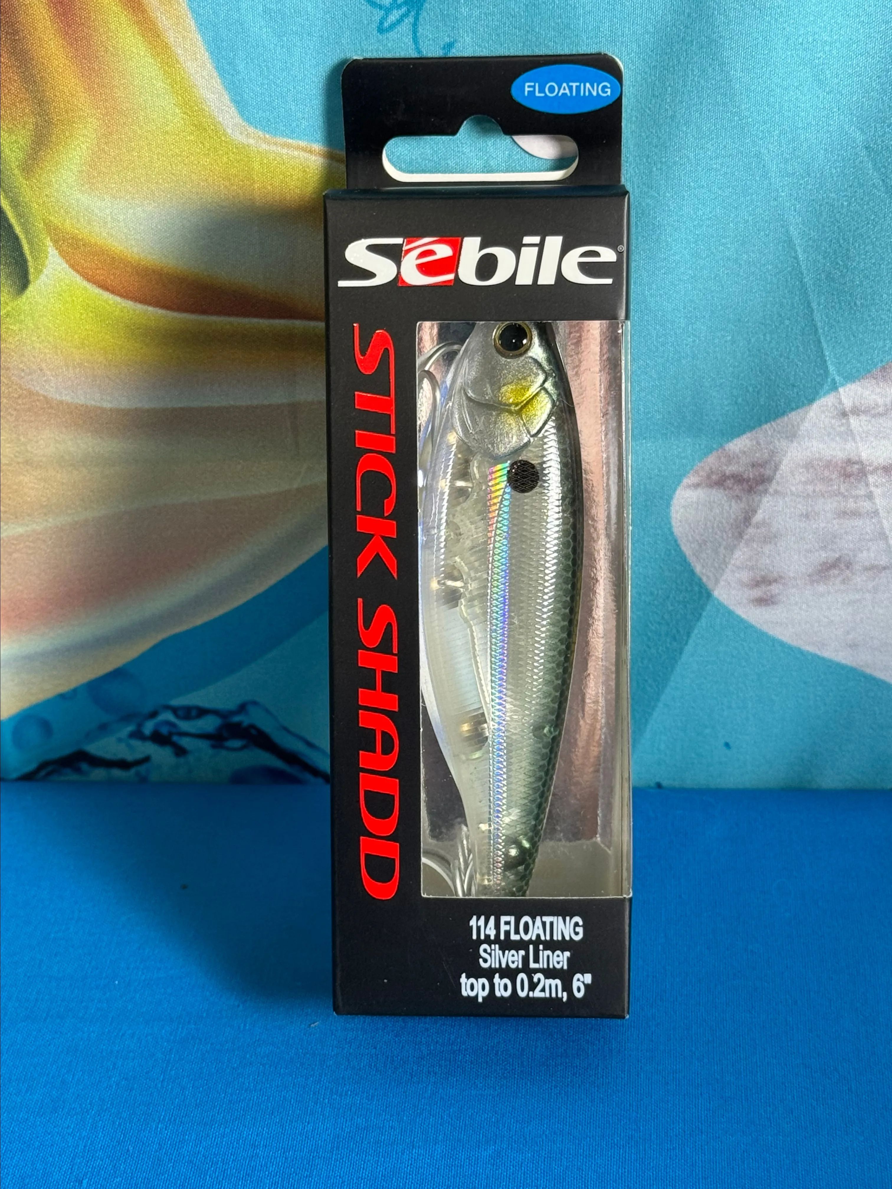 Product image for Sebile Stick Shadd. 114 Floating Sliver Liner 4 1/2"