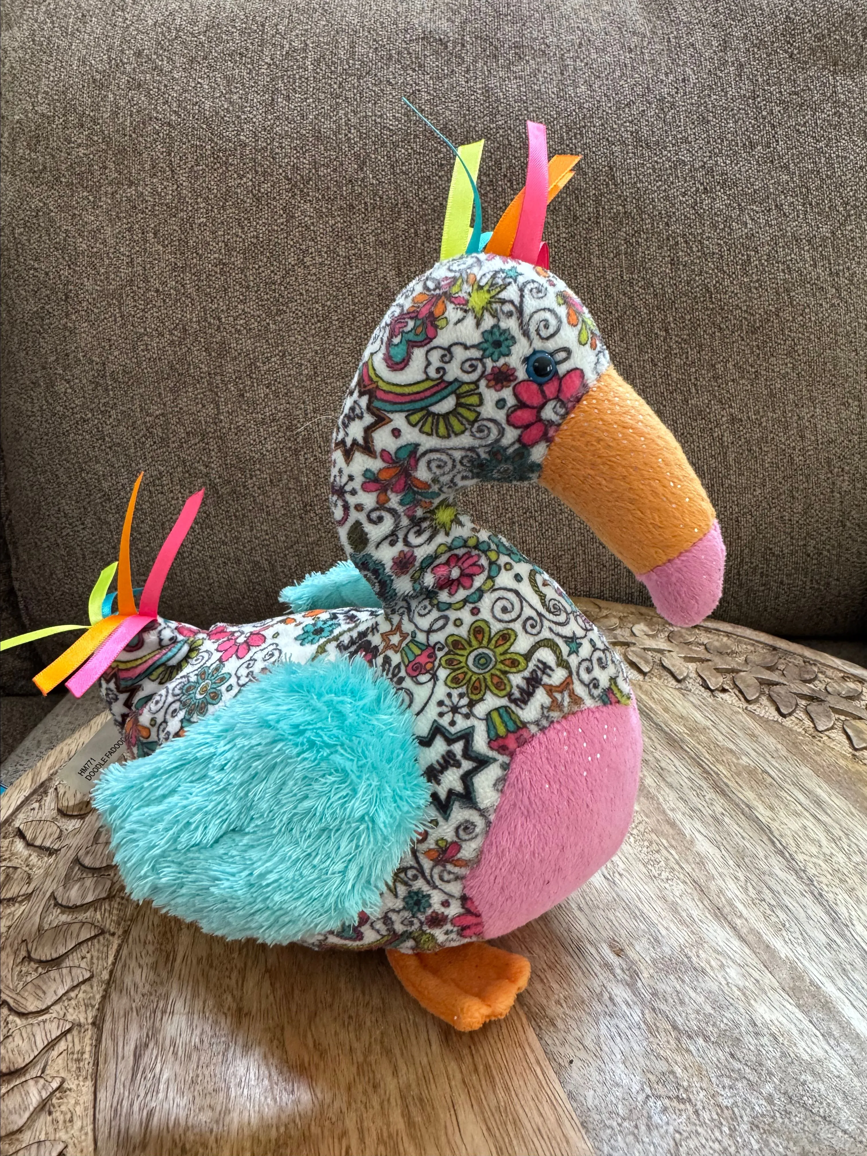 Product image for GANZ WEBKINZ COLORFUL "FADOODLE" PLUSH ANIMAL