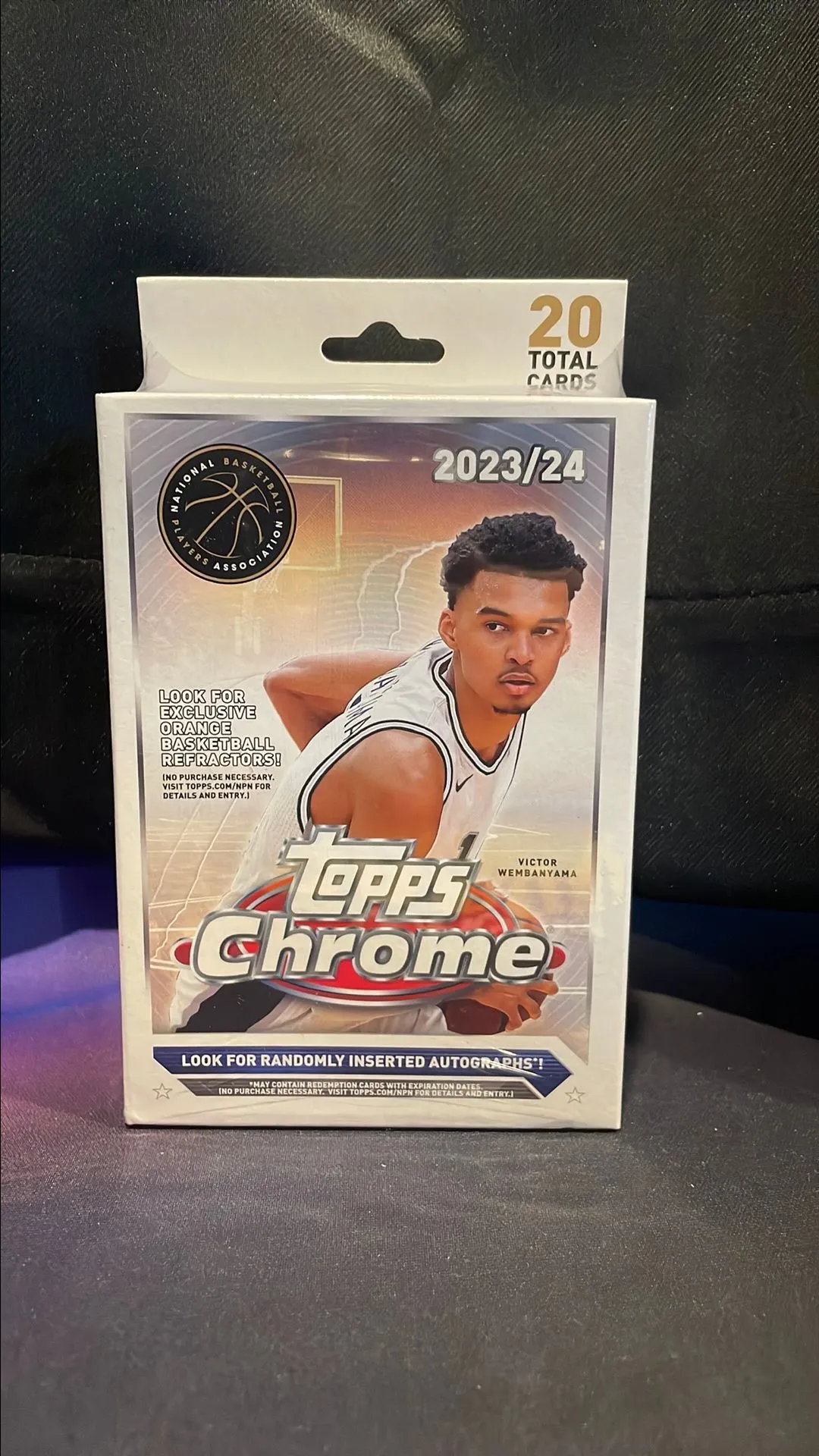 Product image for 2023/24 TOPPS CHROME BASKETBALL HANGER BOX