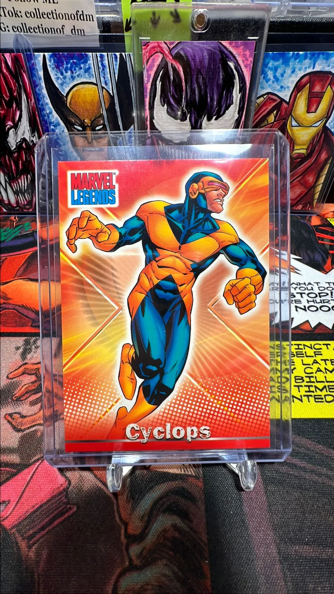 Product image for 2001 Topps Marvel Legends Cyclops CC13 insert