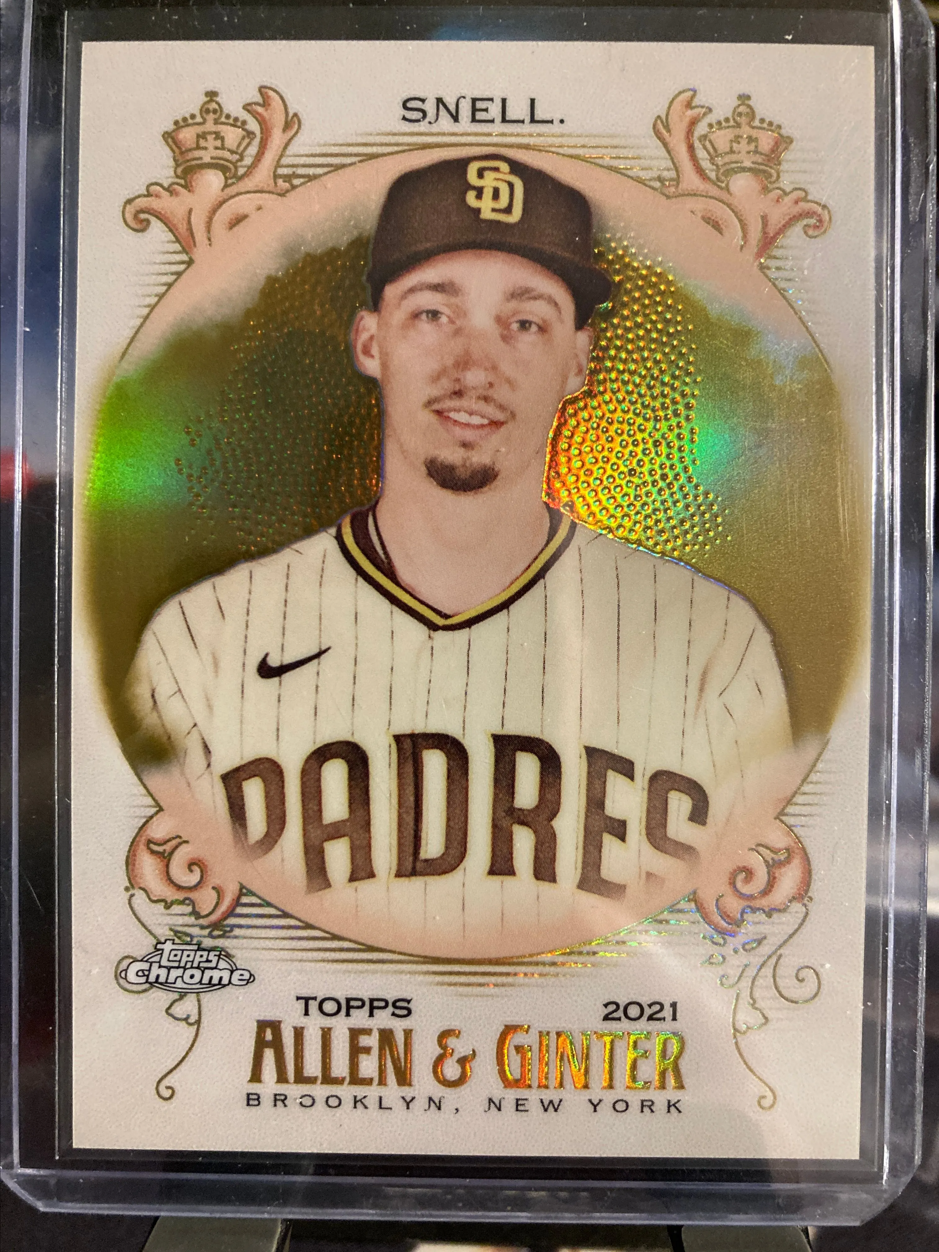 Product image for 2021 Allen Ginter Chrome Blake Snell Gold /50