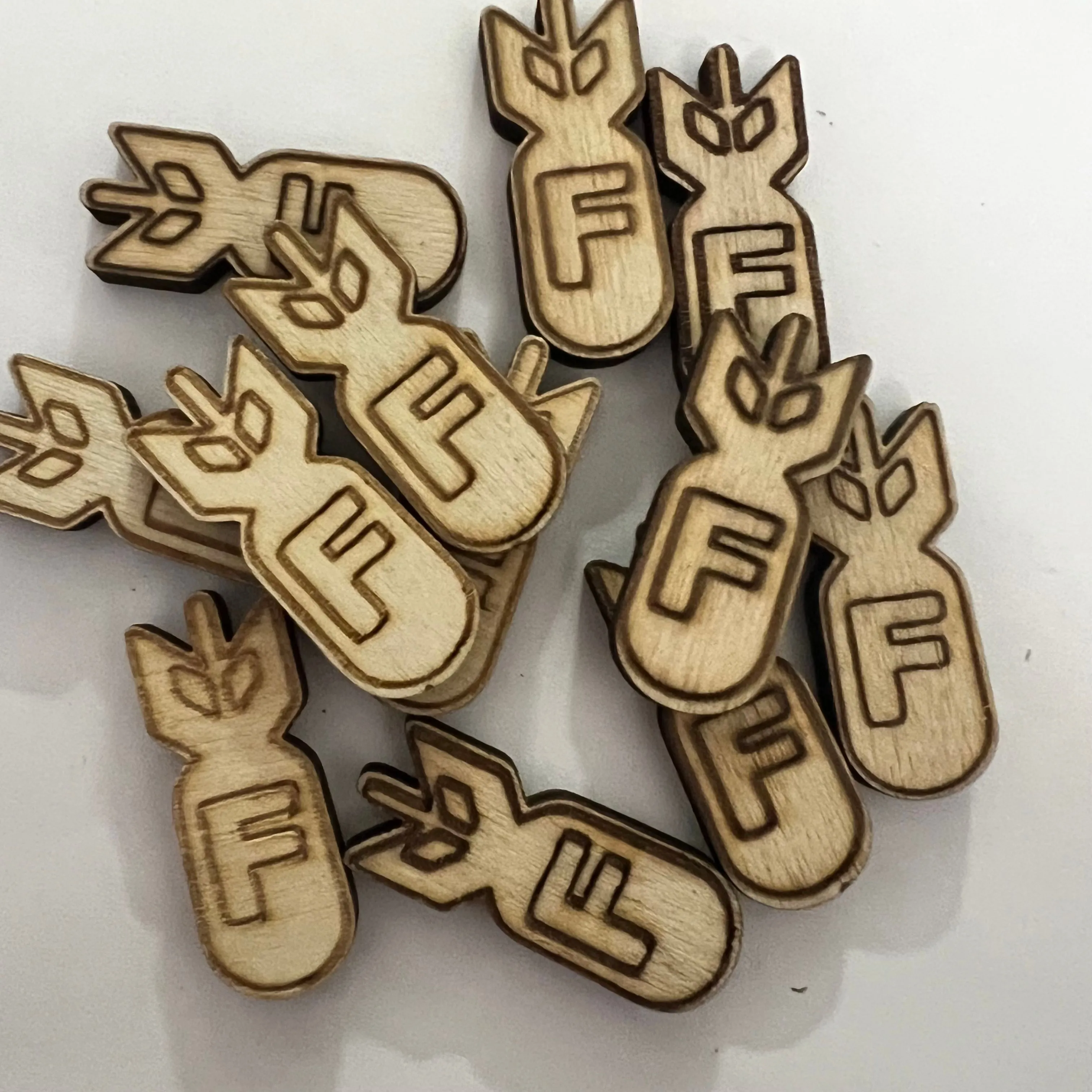 Product image for 01 F-Bombs Wood