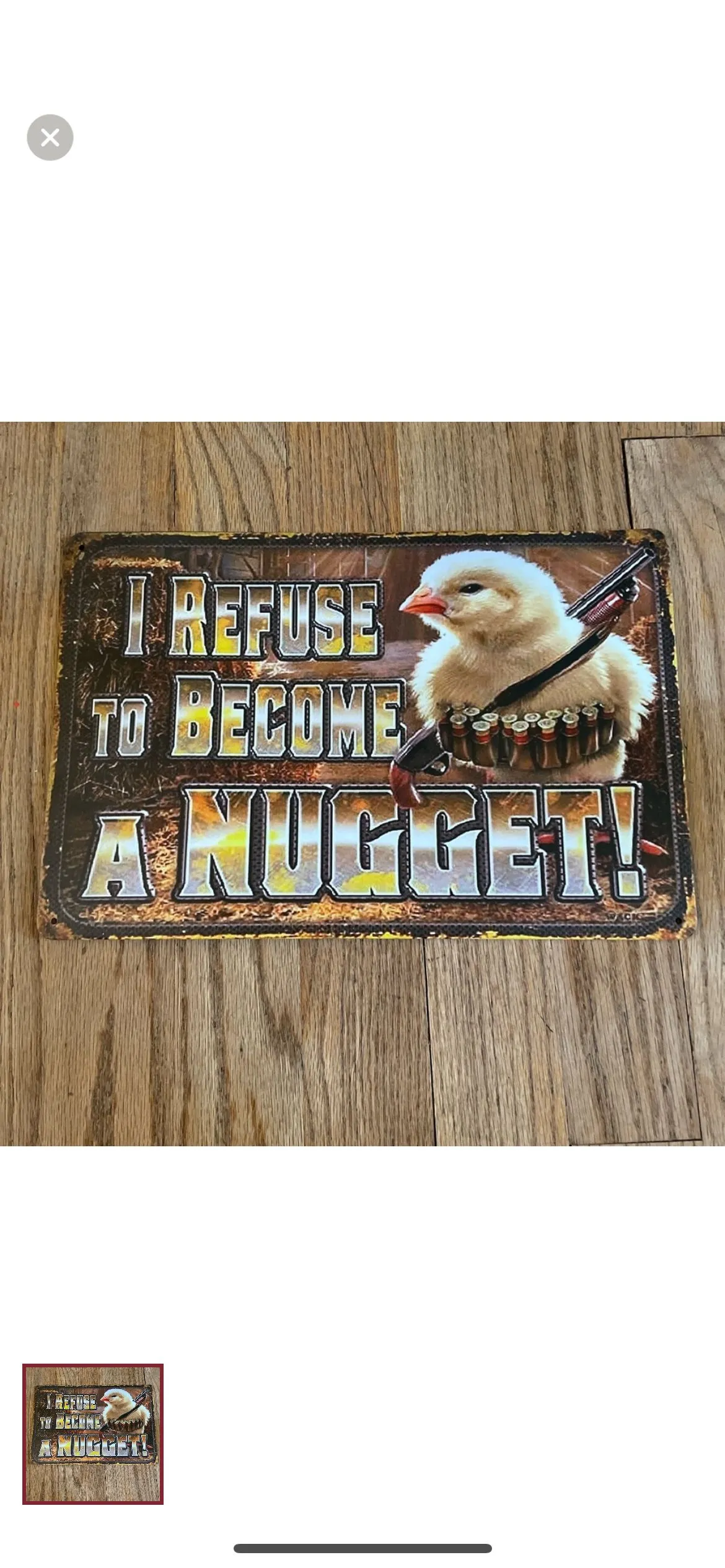 Product image for 8x12 sign metal