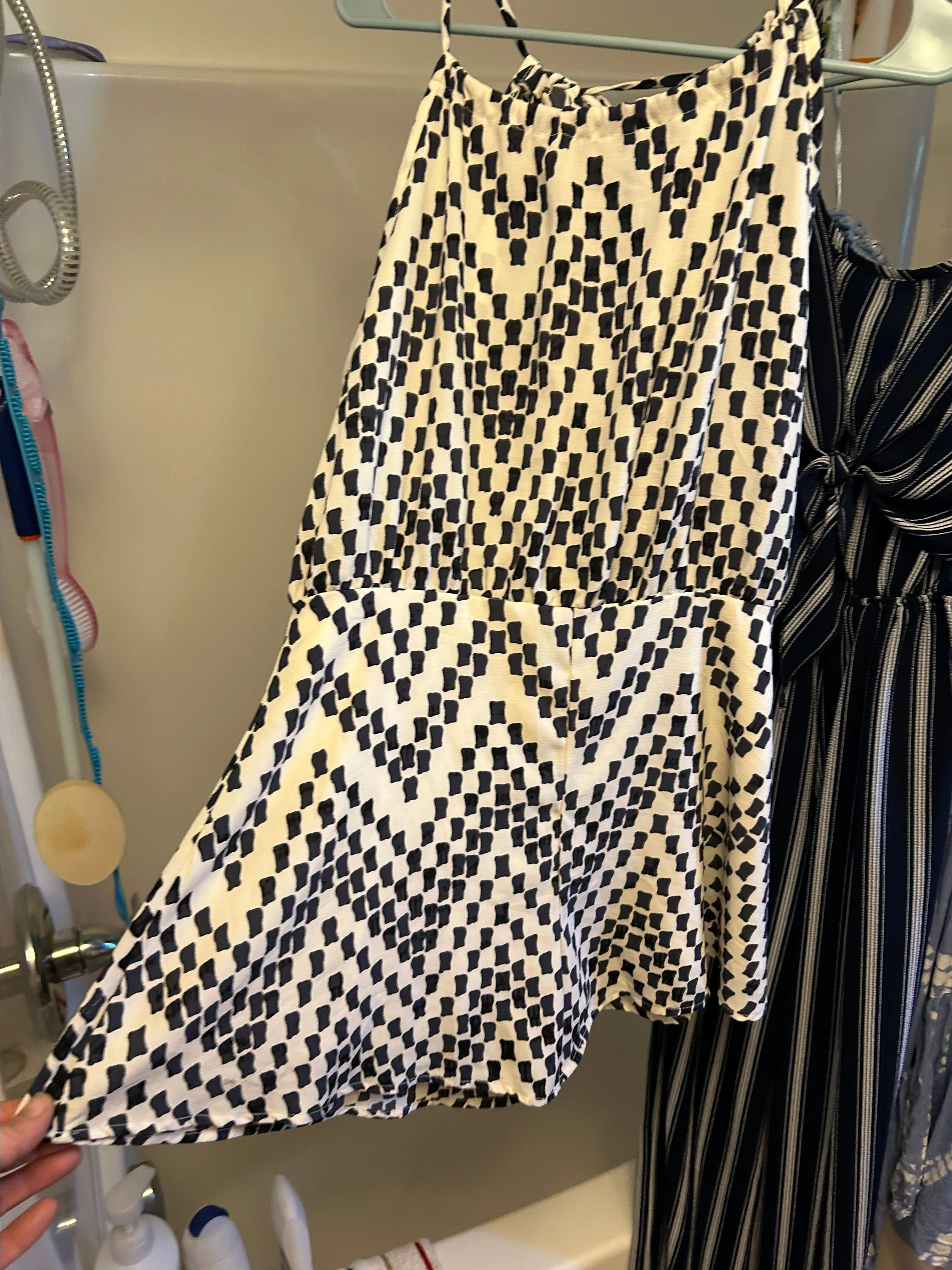 Product image for One piece shorts and shirt geometric style design