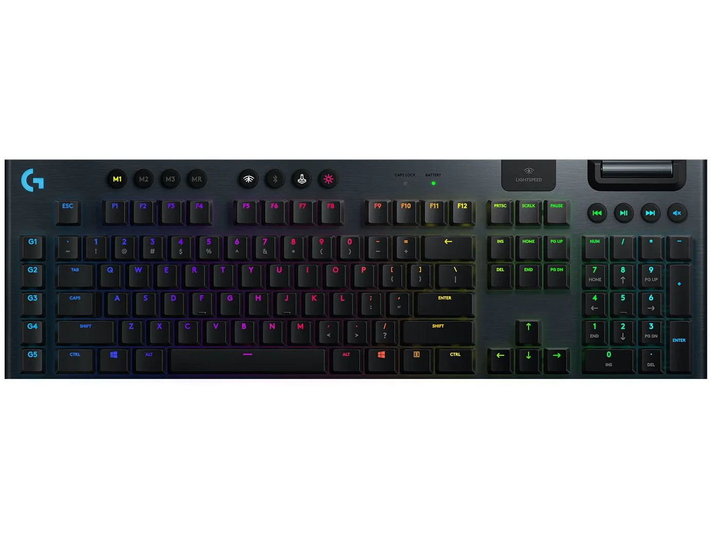 Product image for Logitech-G915 LIGHTSPEED Full-Size Wireless Mechanical GL Clicky Switch Gaming Keyboard