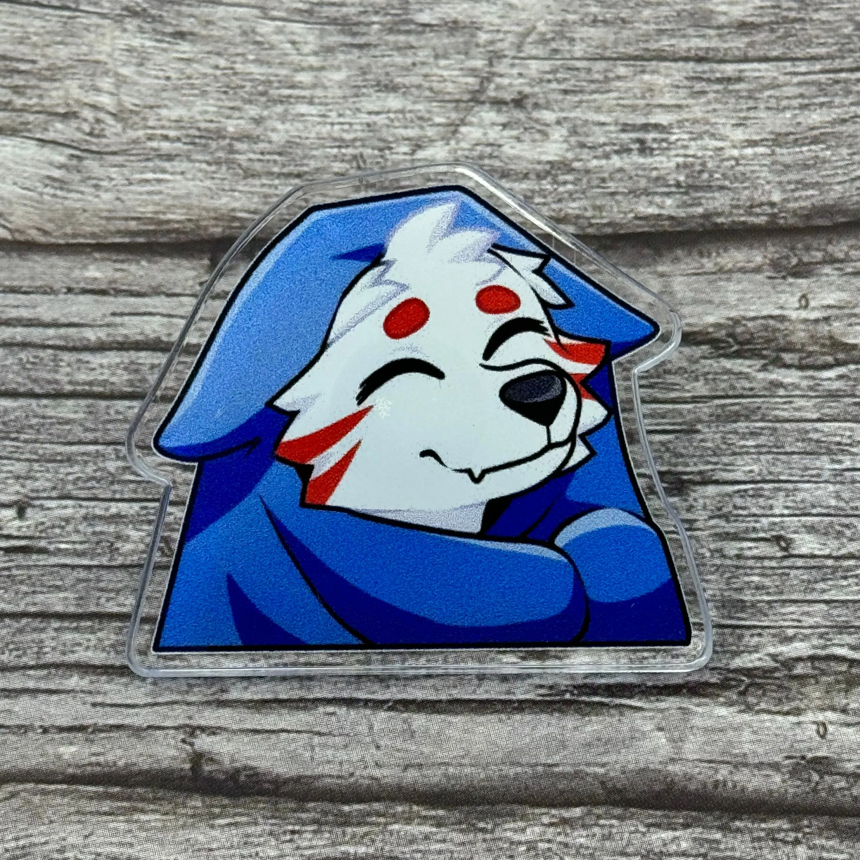 Product image for 🎮🦊 A GameFox Custom Comfy Fox Blanket Acrylic Pin