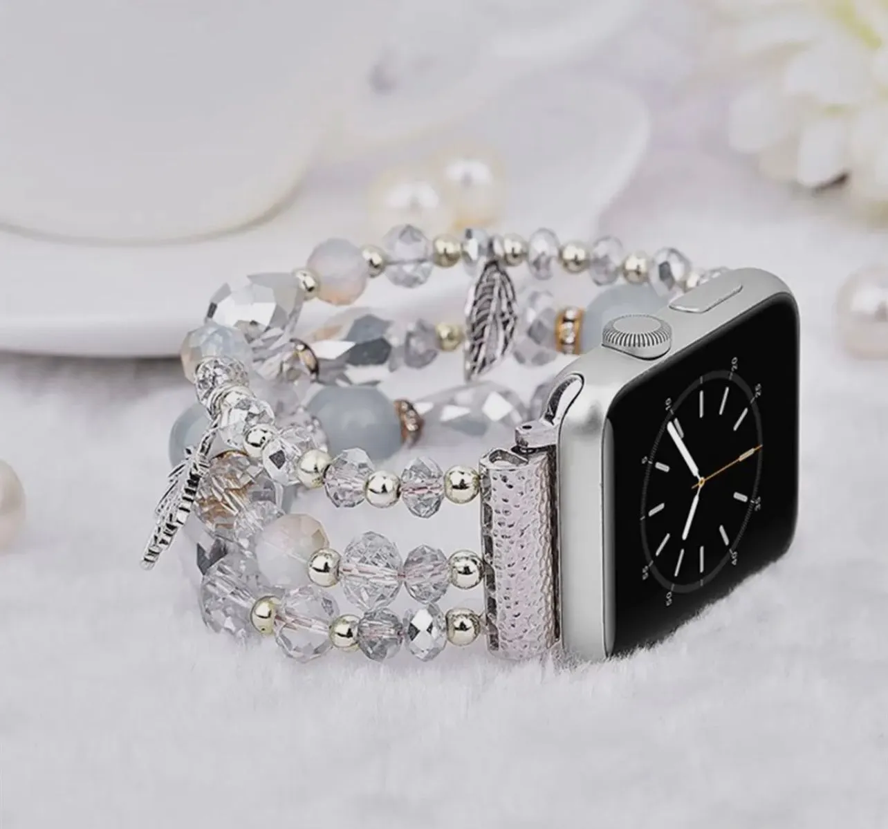 Product image for Glass beaded, smart, watch band