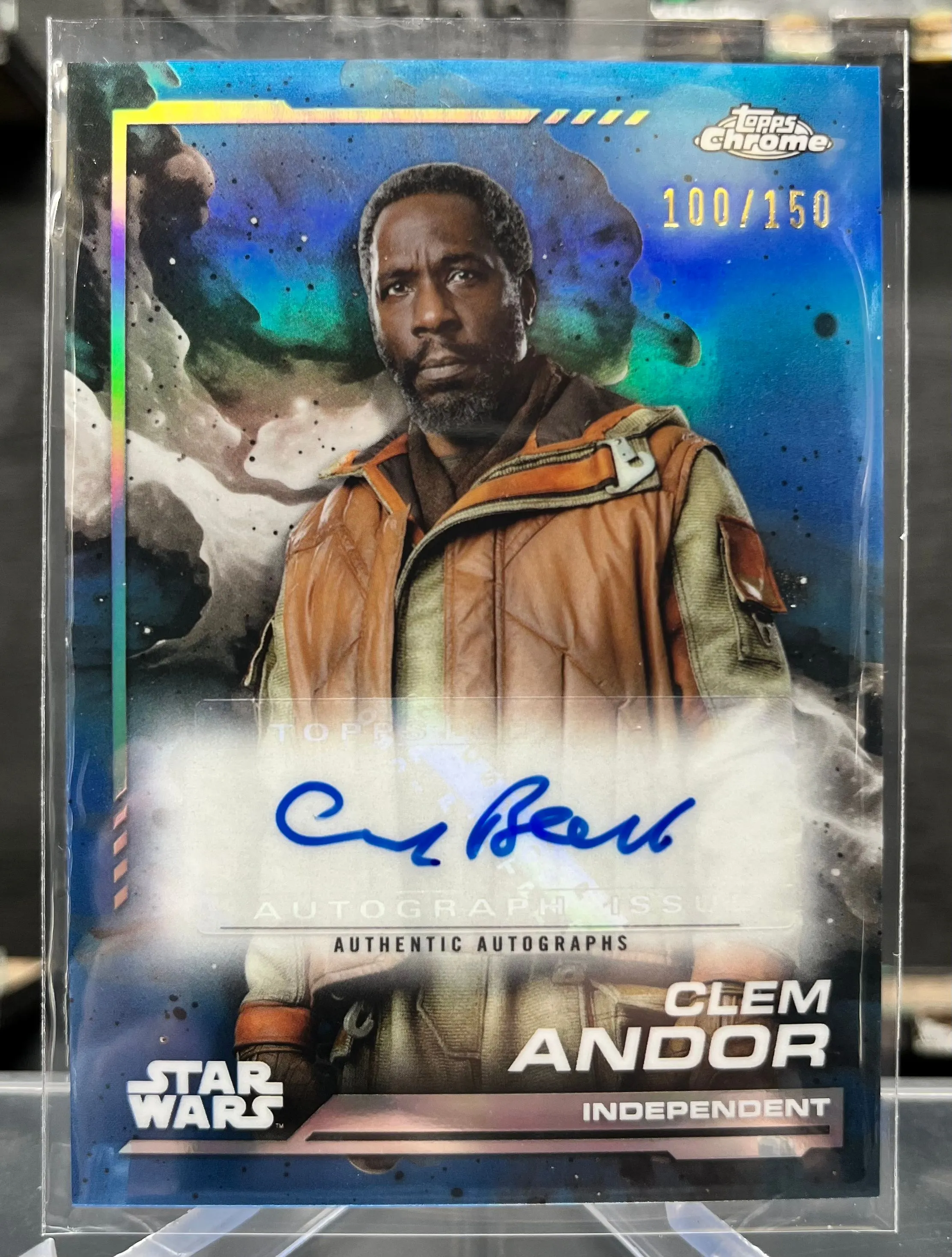 Product image for Clem Andor Topps Chrome Auto /150