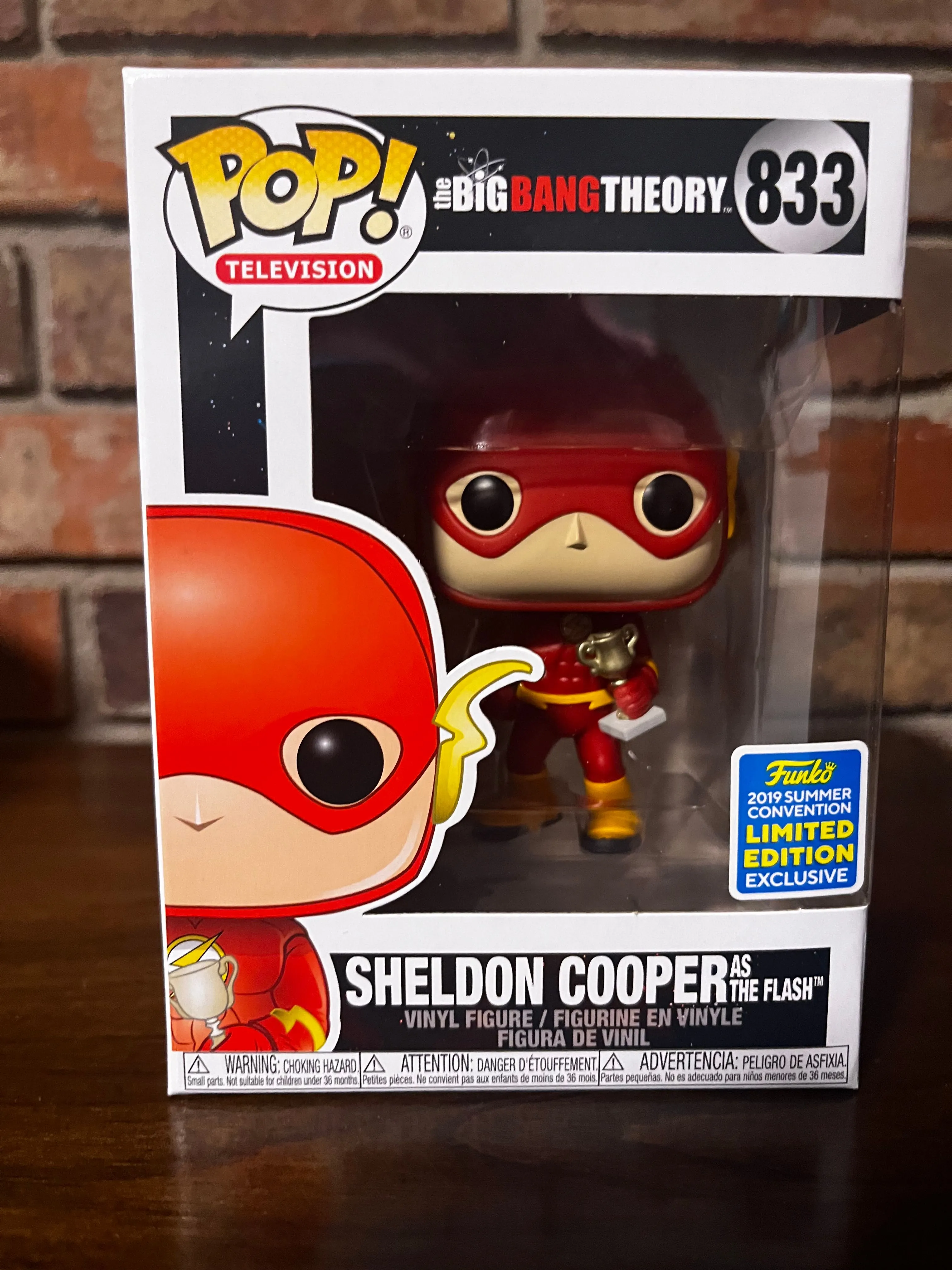 Product image for Sheldon Cooper as The Flash [2019 SDCC] Limited Edition Funko Exclusive
