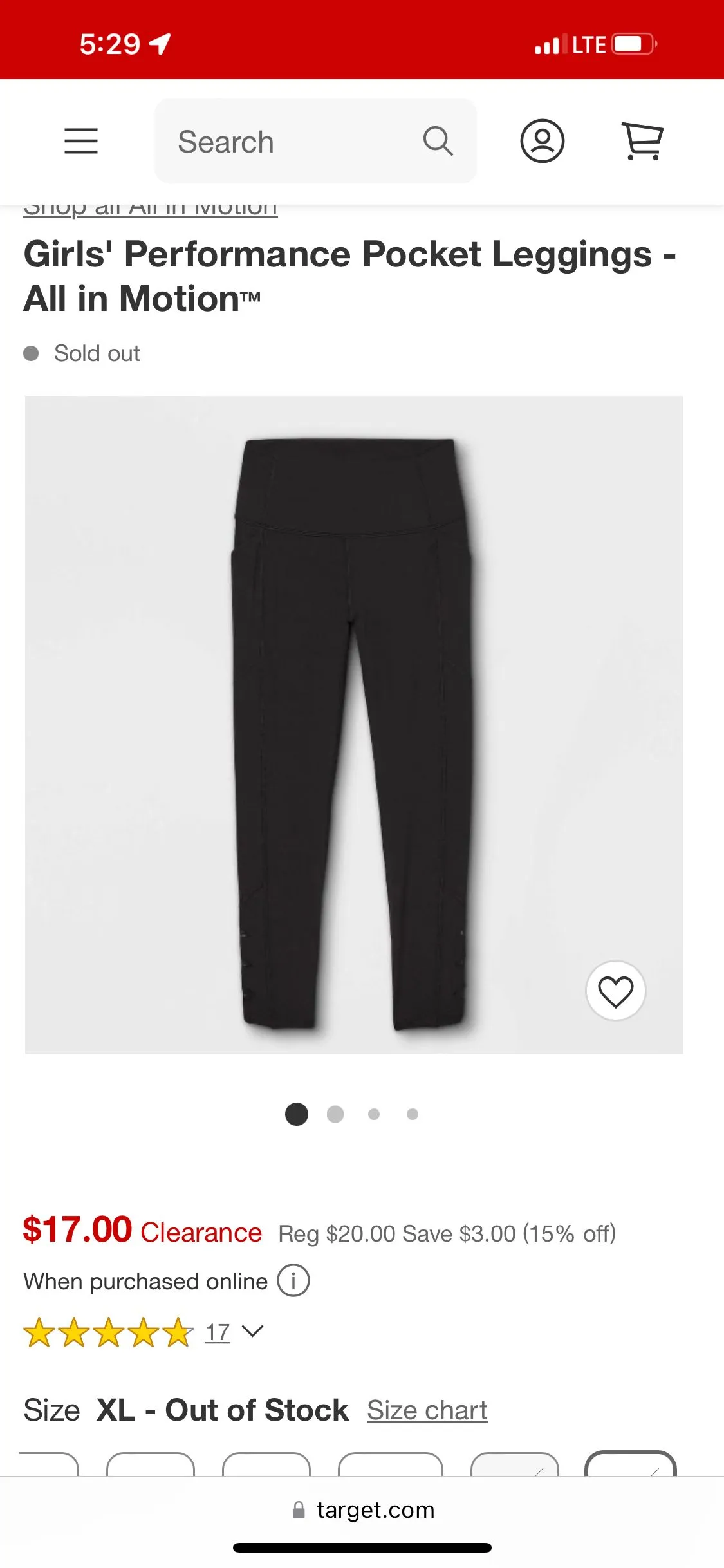 Product image for Young women's leggings size 14-16 black blowout sale