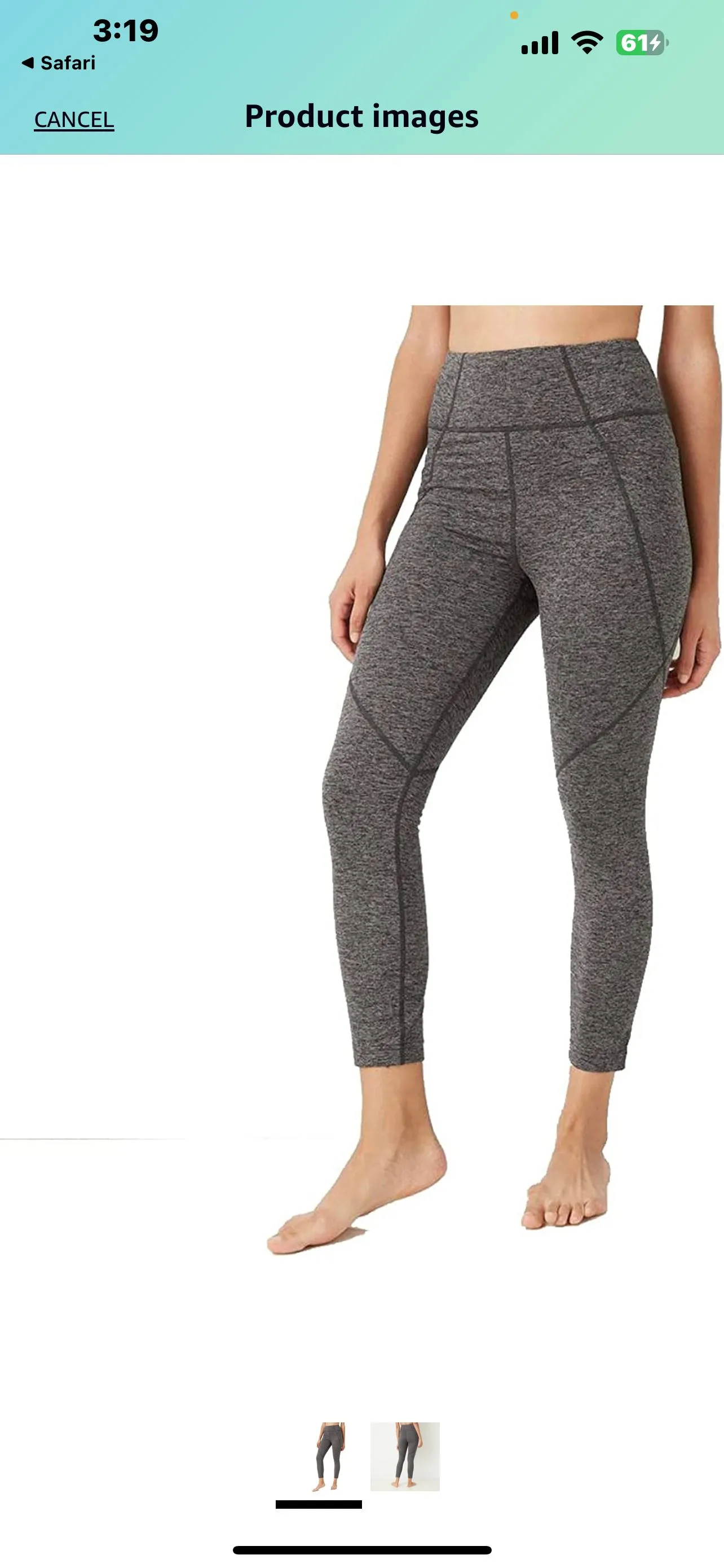 Product image for #015 JoyLab Women's High-Rise Brushed Jersey 7/8 Leggings