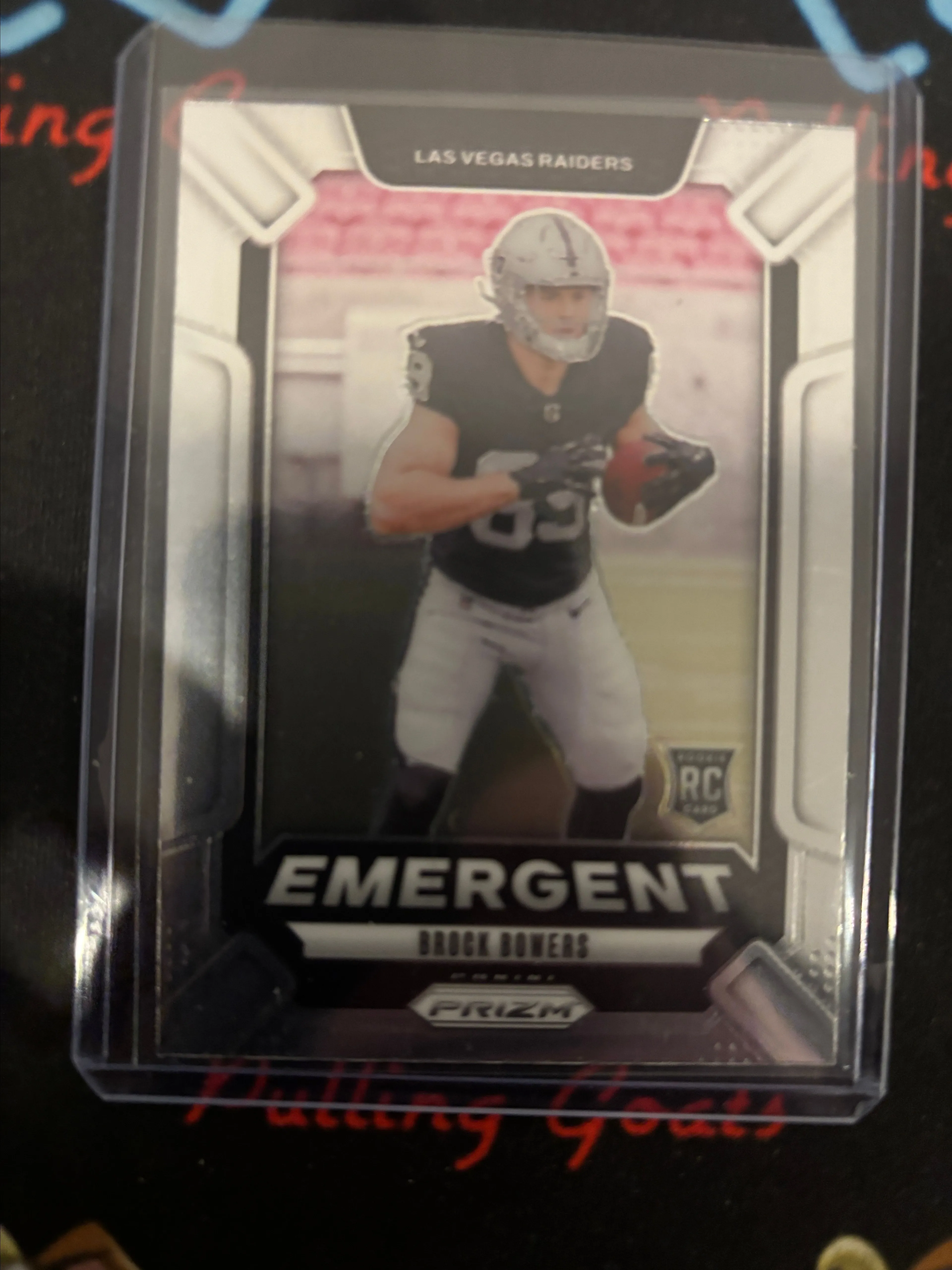 Product image for Brock Bowers Prizm Rookie Emergent