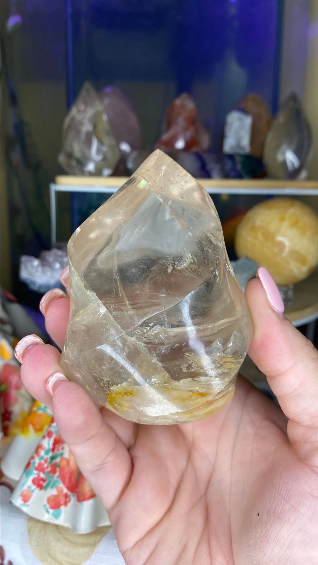 Product image for Clear quartz flame