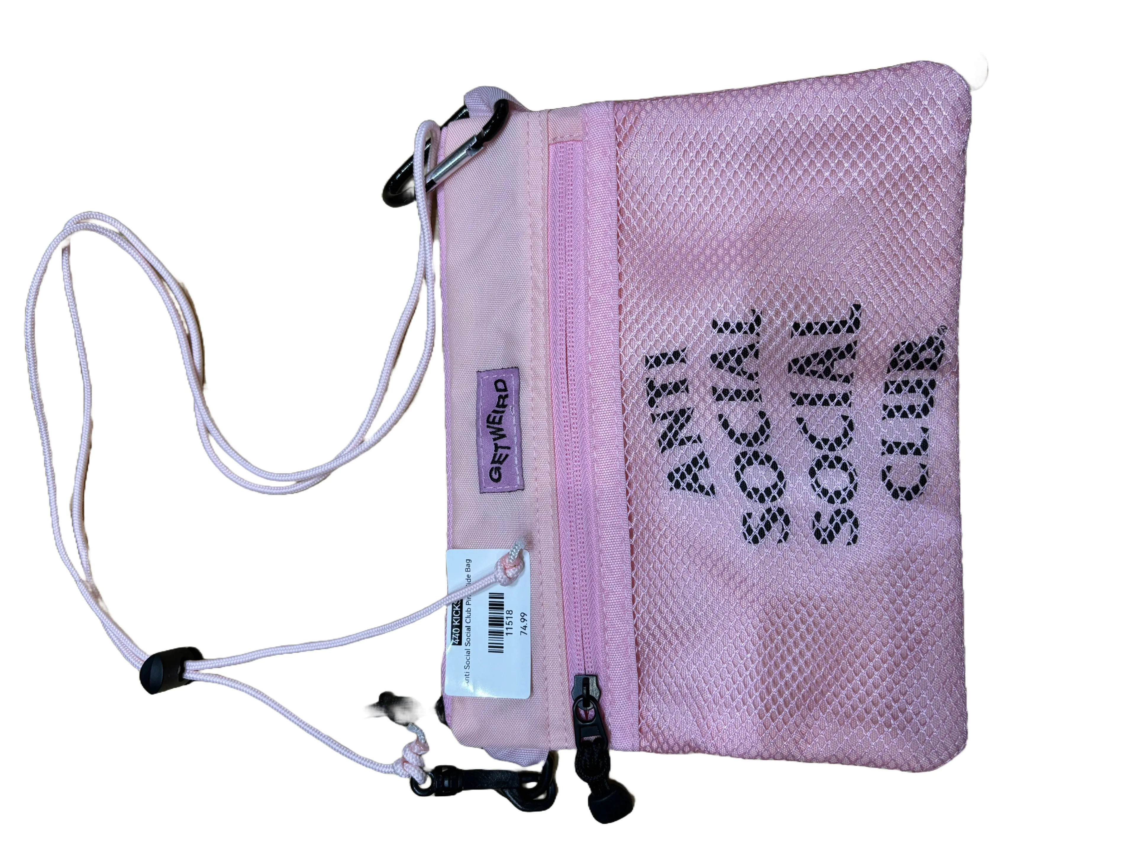 Product image for AntiSocialSocialClub Pink Side Bag