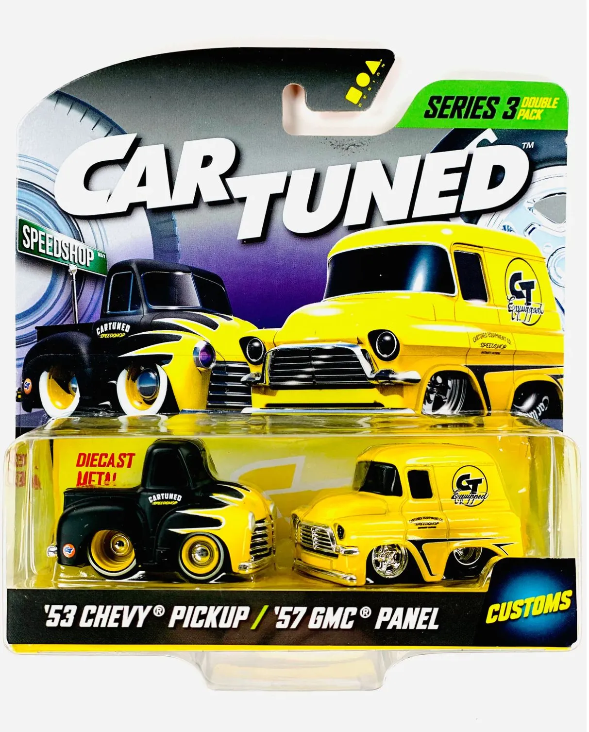 Product image for Car Tuned Series 3 '53 Chevy Pickup and '57 GMC Panel