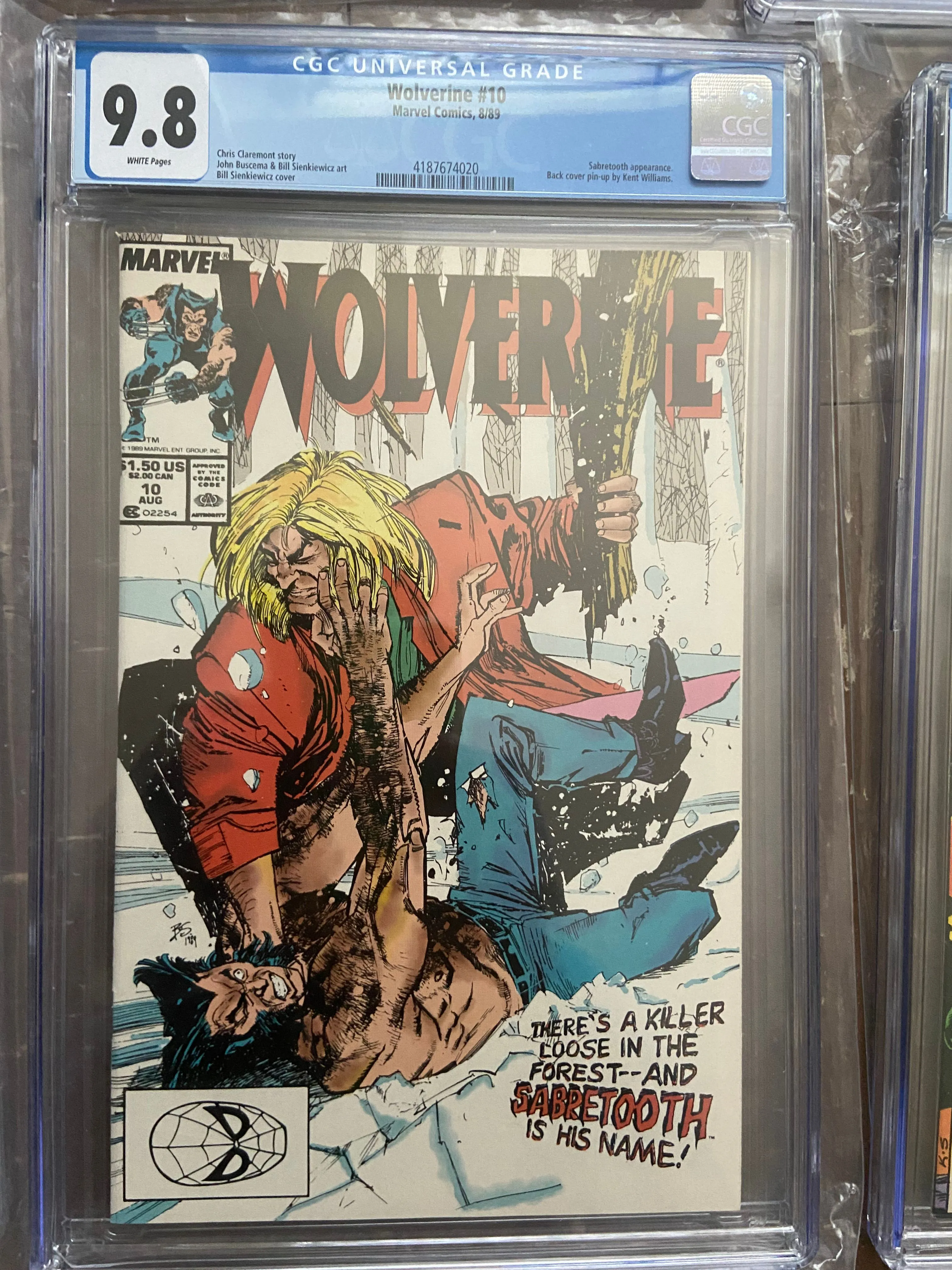 Product image for Wolverine 10  CGC 9.8 1989