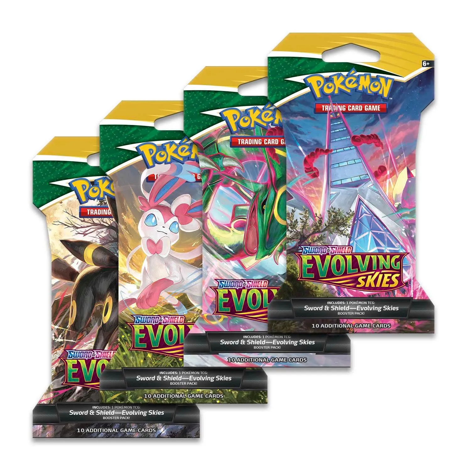 Product image for Pokémon TCG Sword & Shield Evolving Skies Booster Pack