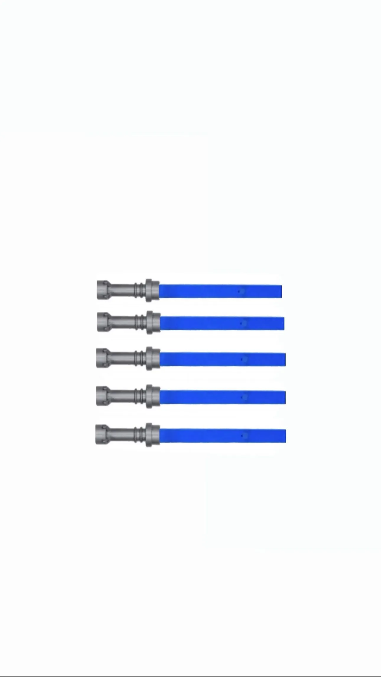 Product image for dark blue lightsaber (5 pack rare)