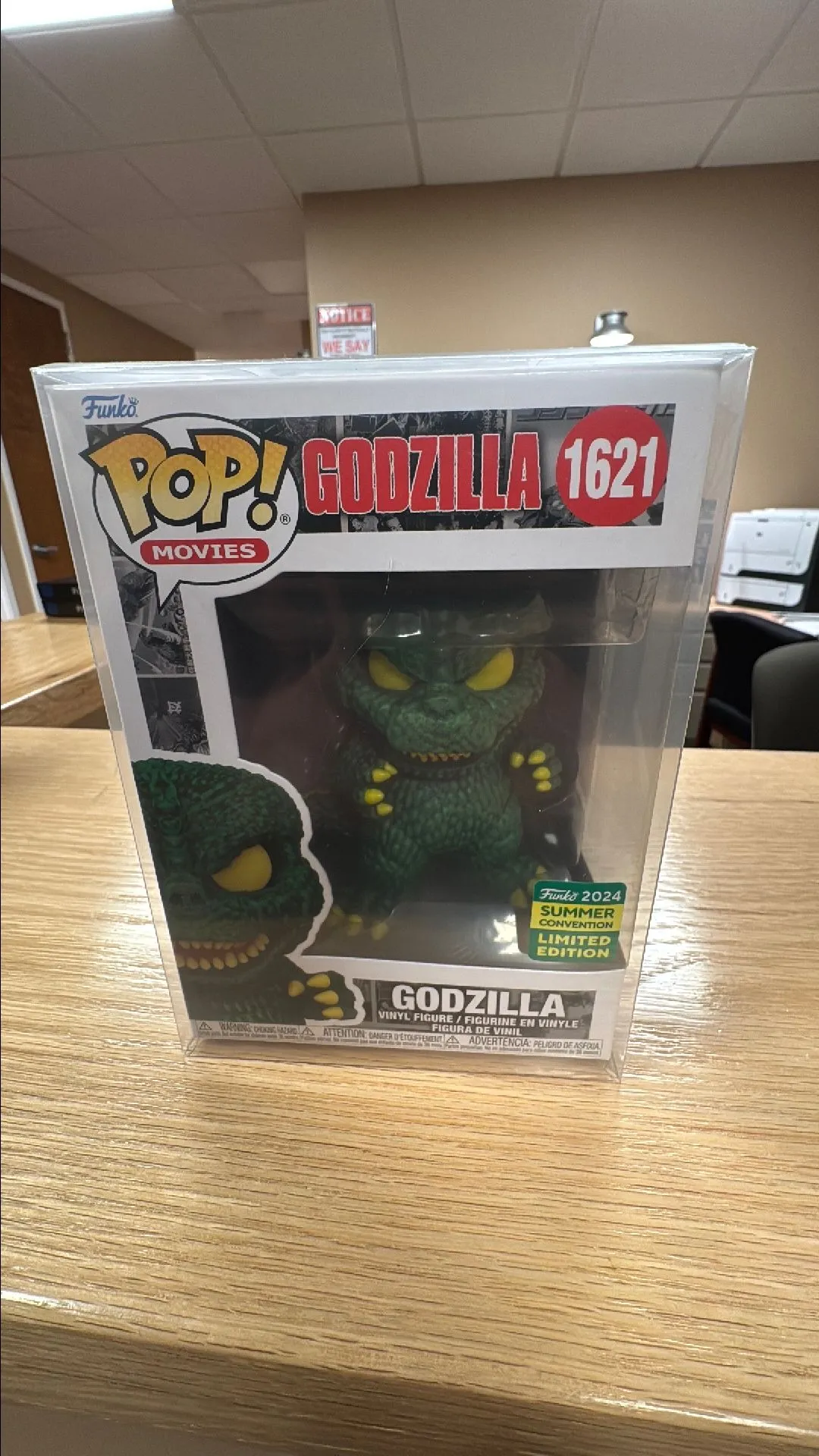 Product image for Godzilla 2024 summer convention exclusive w/protector
