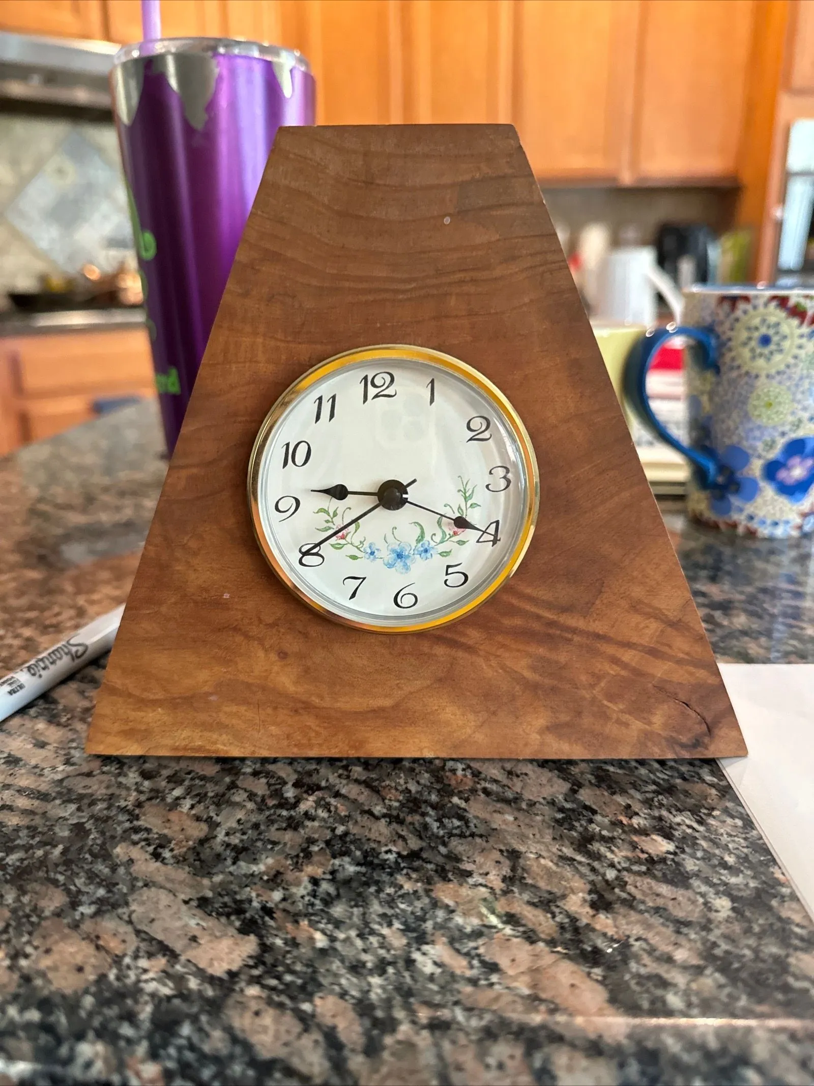 Product image for Handmade vintage clock.