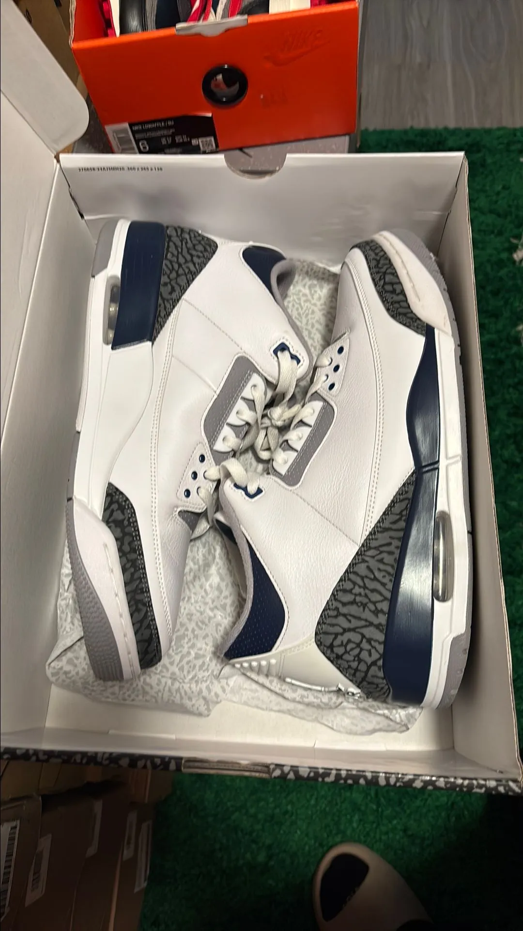 Product image for Jordan retro 3 midnight navy size 13