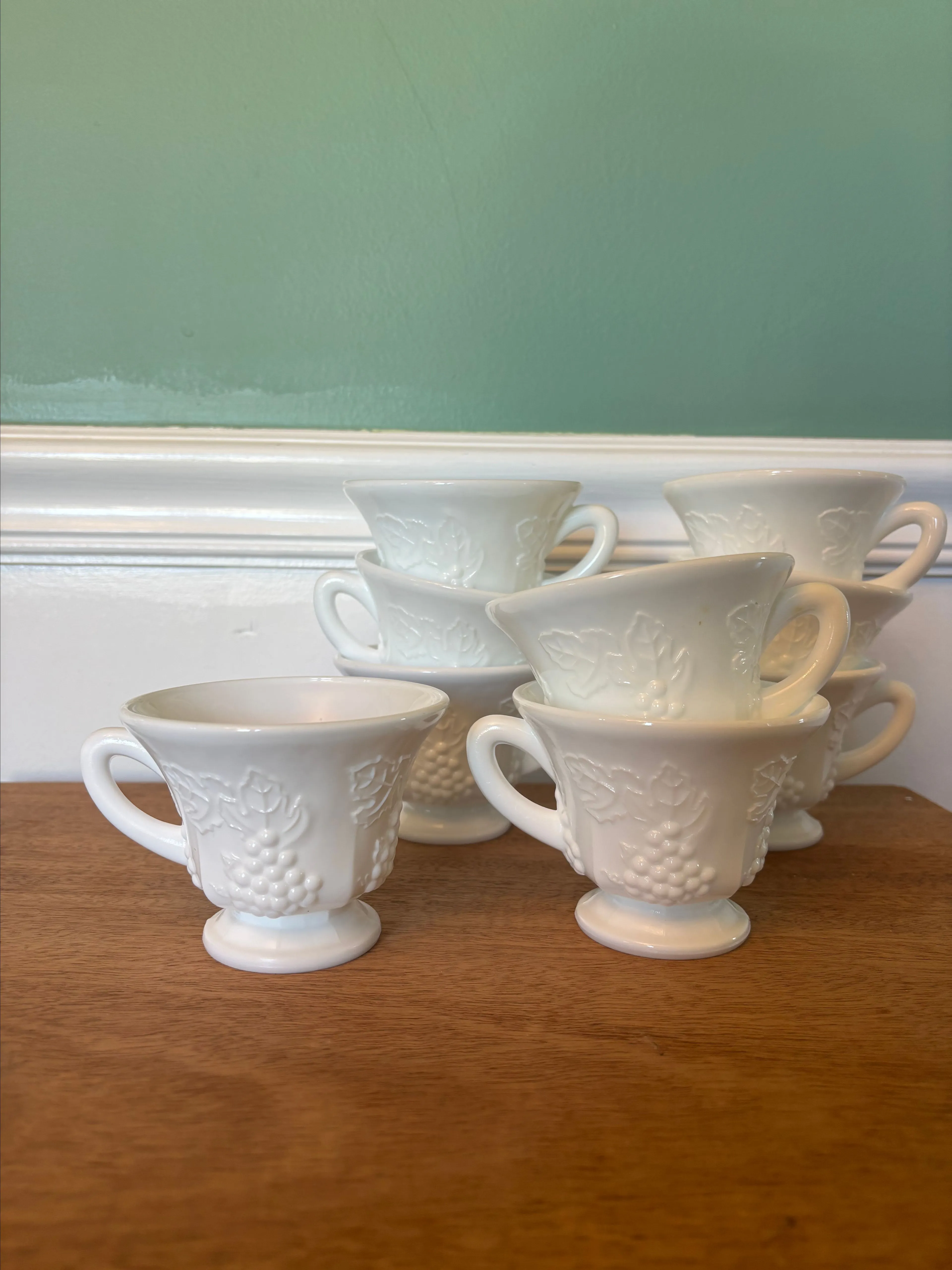 Product image for Indiana Glass Harvest Colony Teacup Set